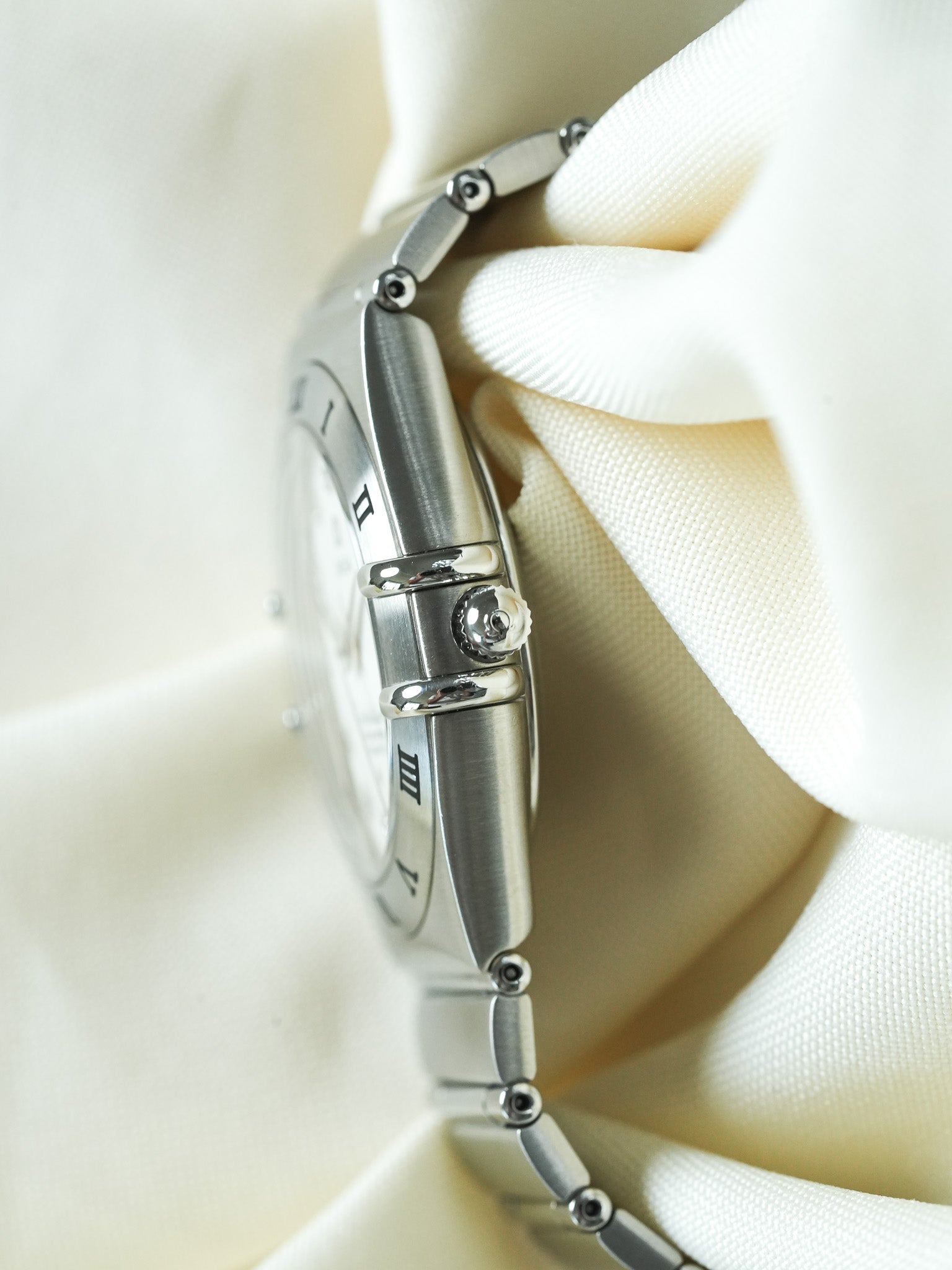 Omega - Constellation Manhattan "50th Anniversary" 1504.35 Acier Cadran Diamants - 2000s