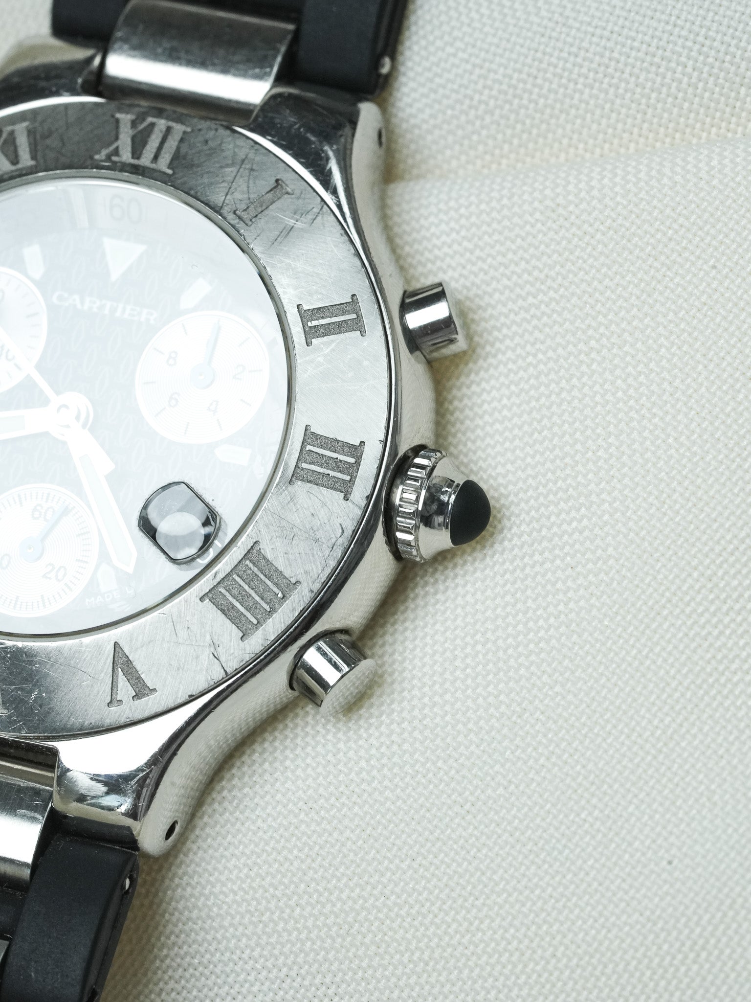 Cartier - Must Chronographe Noir 2424 - 2000s