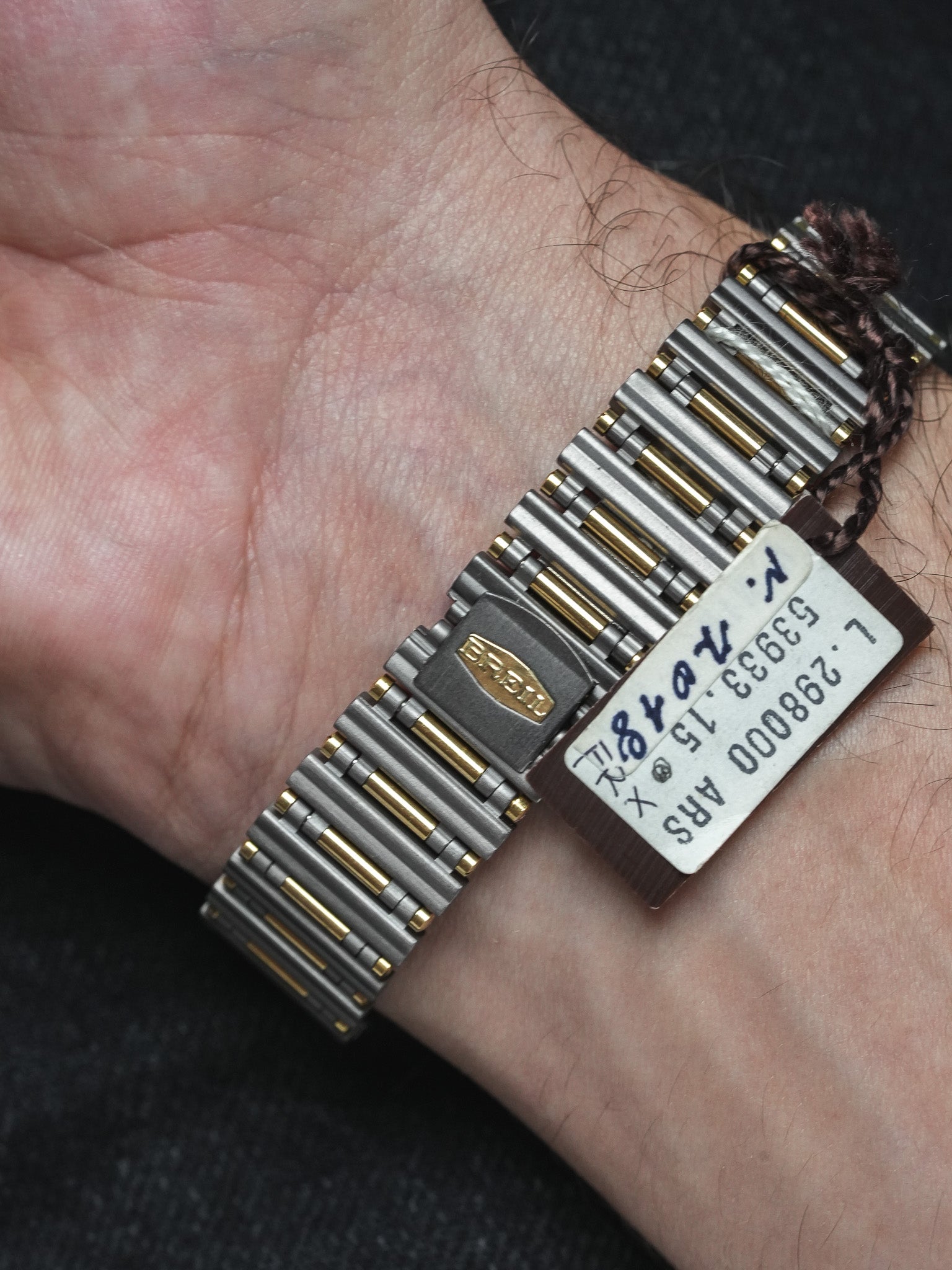 Breil - Gris Mat Or Cadran Or - Neuve de stock - 1990s