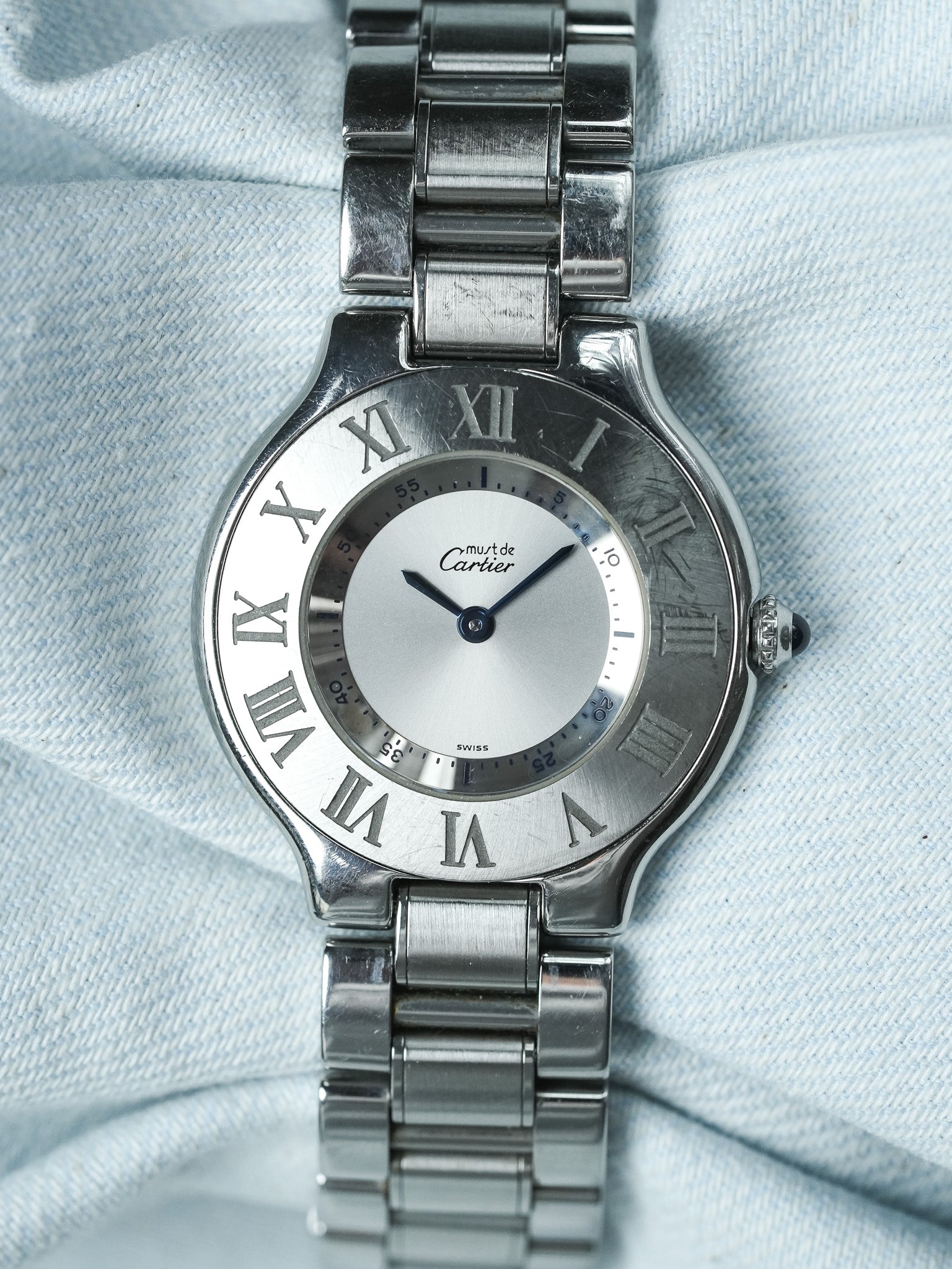 Cartier - Must di Cartier 21 1330 acciaio medio modello unisex - 1990s 