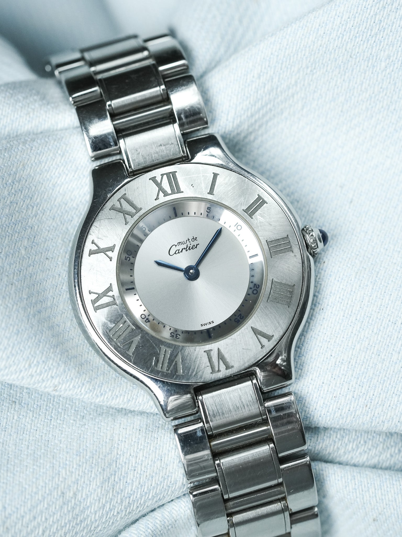 Cartier - Must di Cartier 21 1330 acciaio medio modello unisex - 1990s 