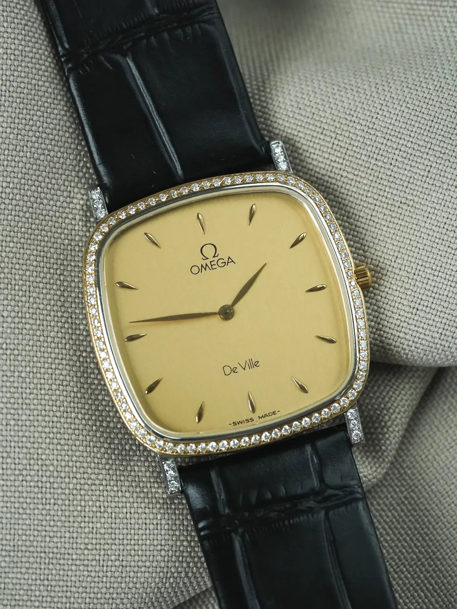 Orologio Omega De Ville Vintage (1993) – Diamanti & Extra-Piatto 