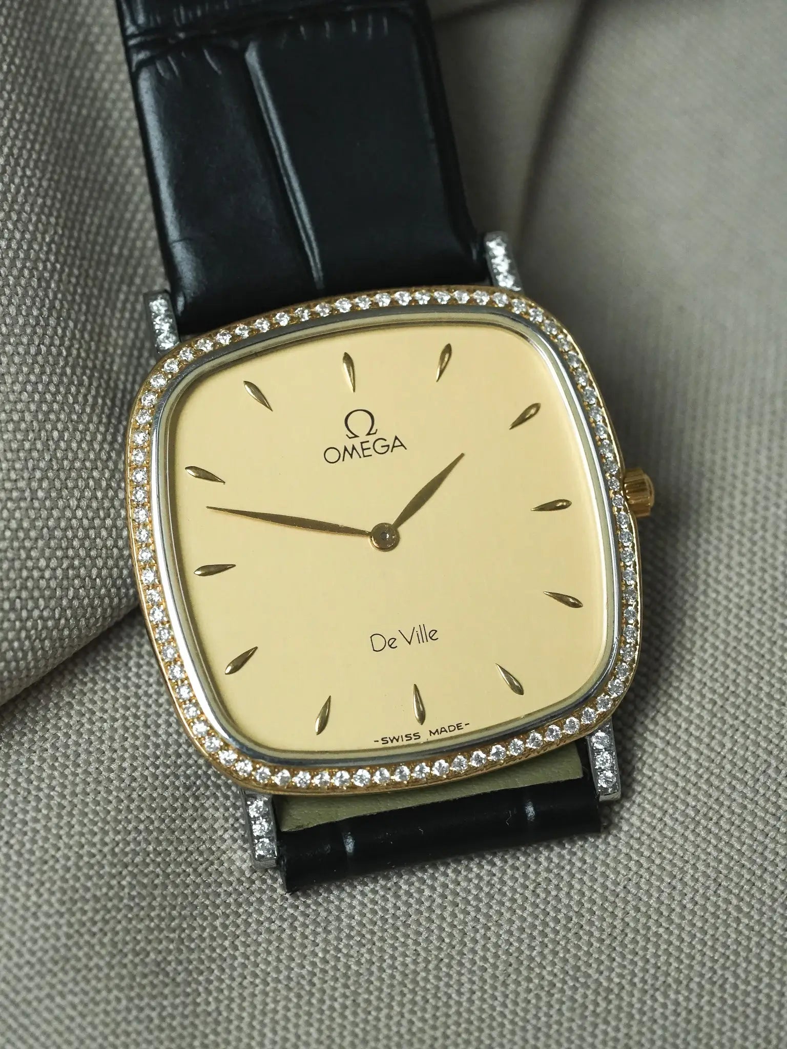 Orologio Omega De Ville Vintage (1993) – Diamanti & Extra-Piatto 
