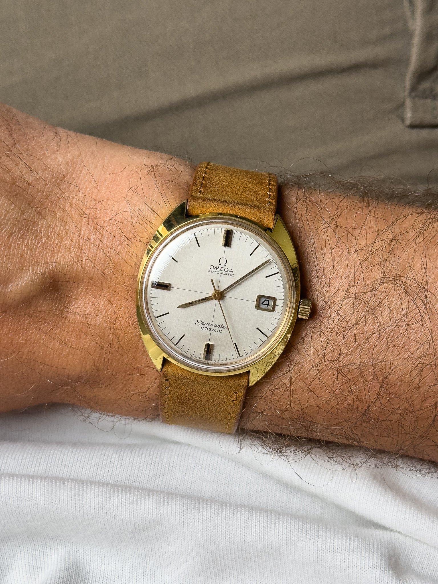 Omega - Seamaster Cosmic 166.026 Plaqué or Monobloc - 1970s