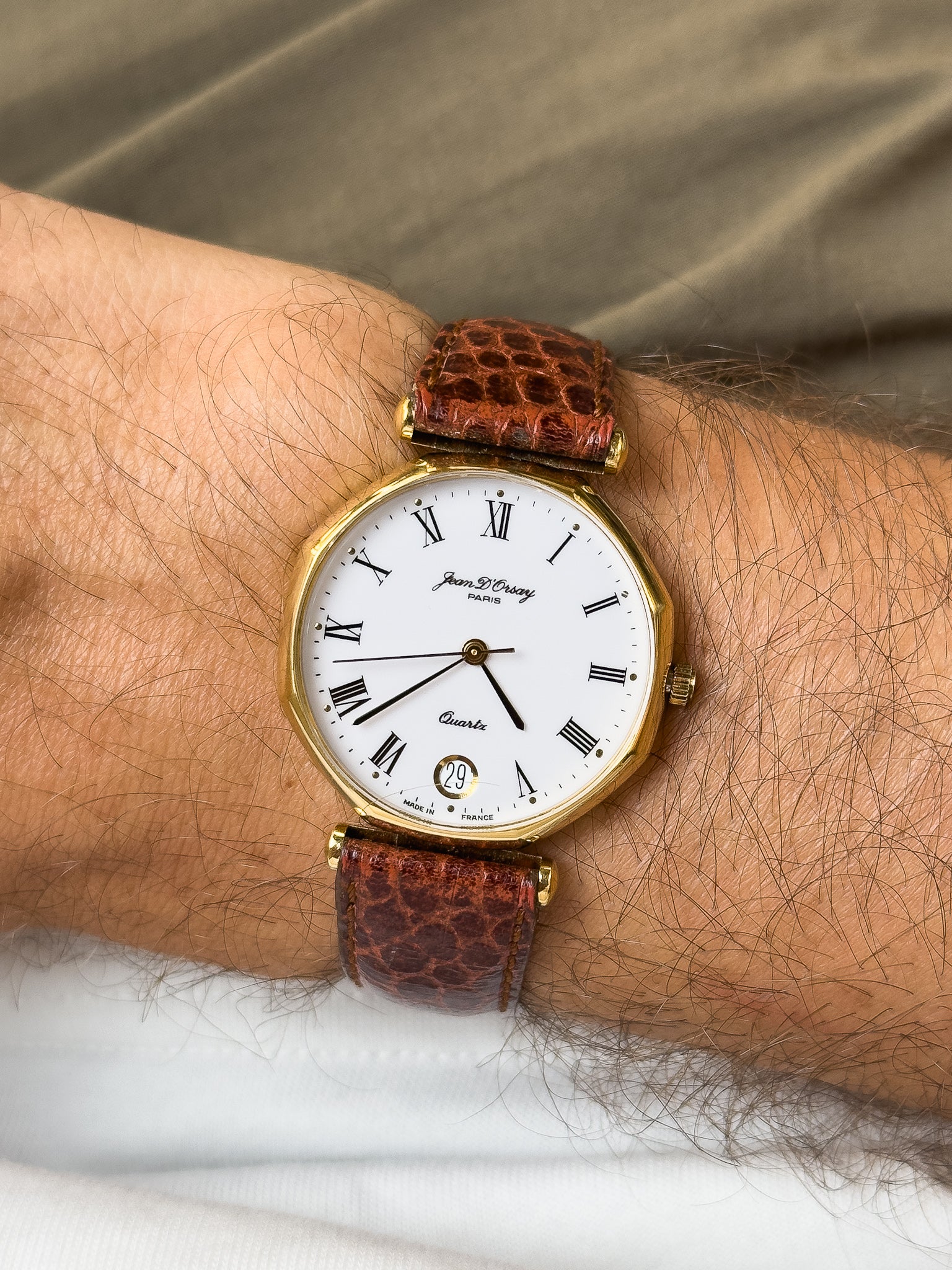 Jean d'Orsay - Octogonale XL Date 6h - 1990s