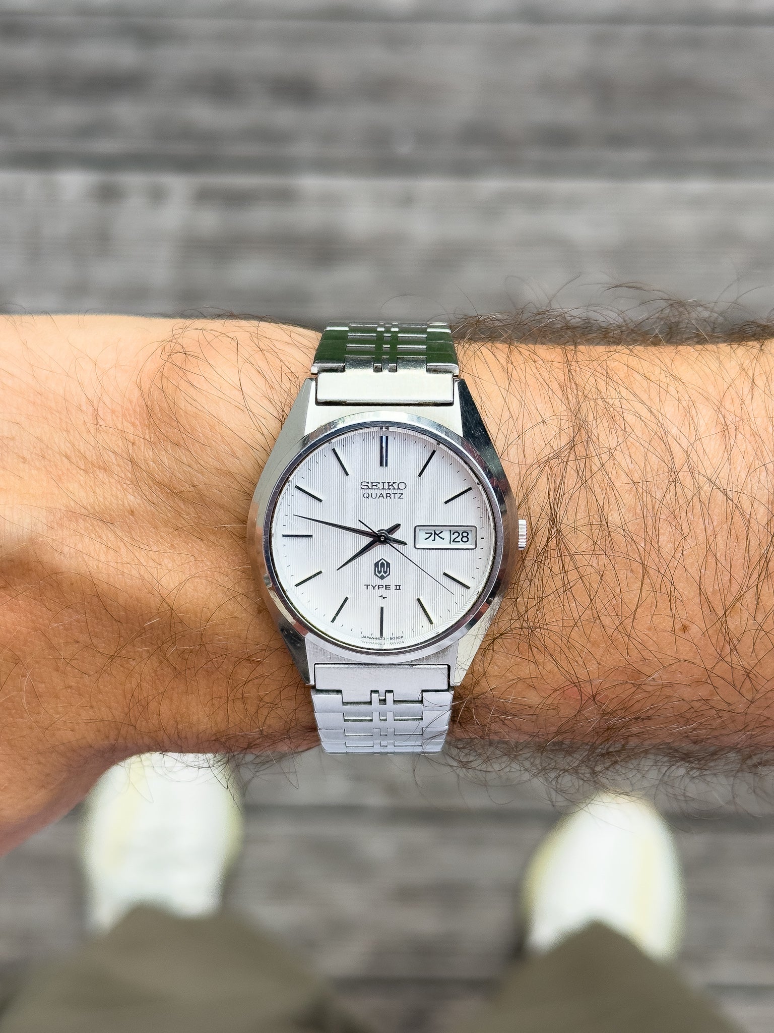 Seiko - Type II Daydate kanji Acier tapissé bracelet acier spéciale  - 1987
