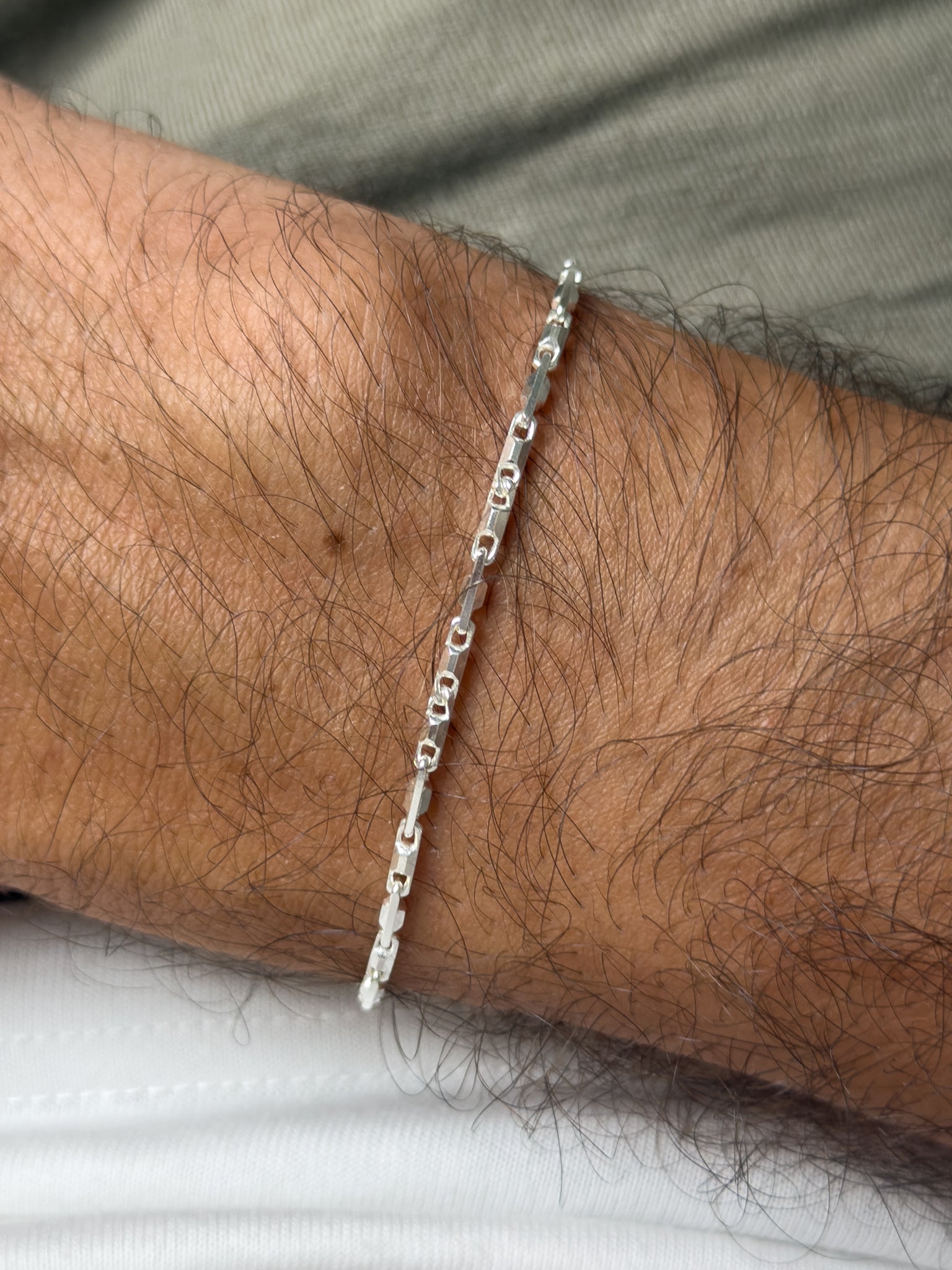 Bracelet en argent 925 - Edgard - Très Petit Modèle