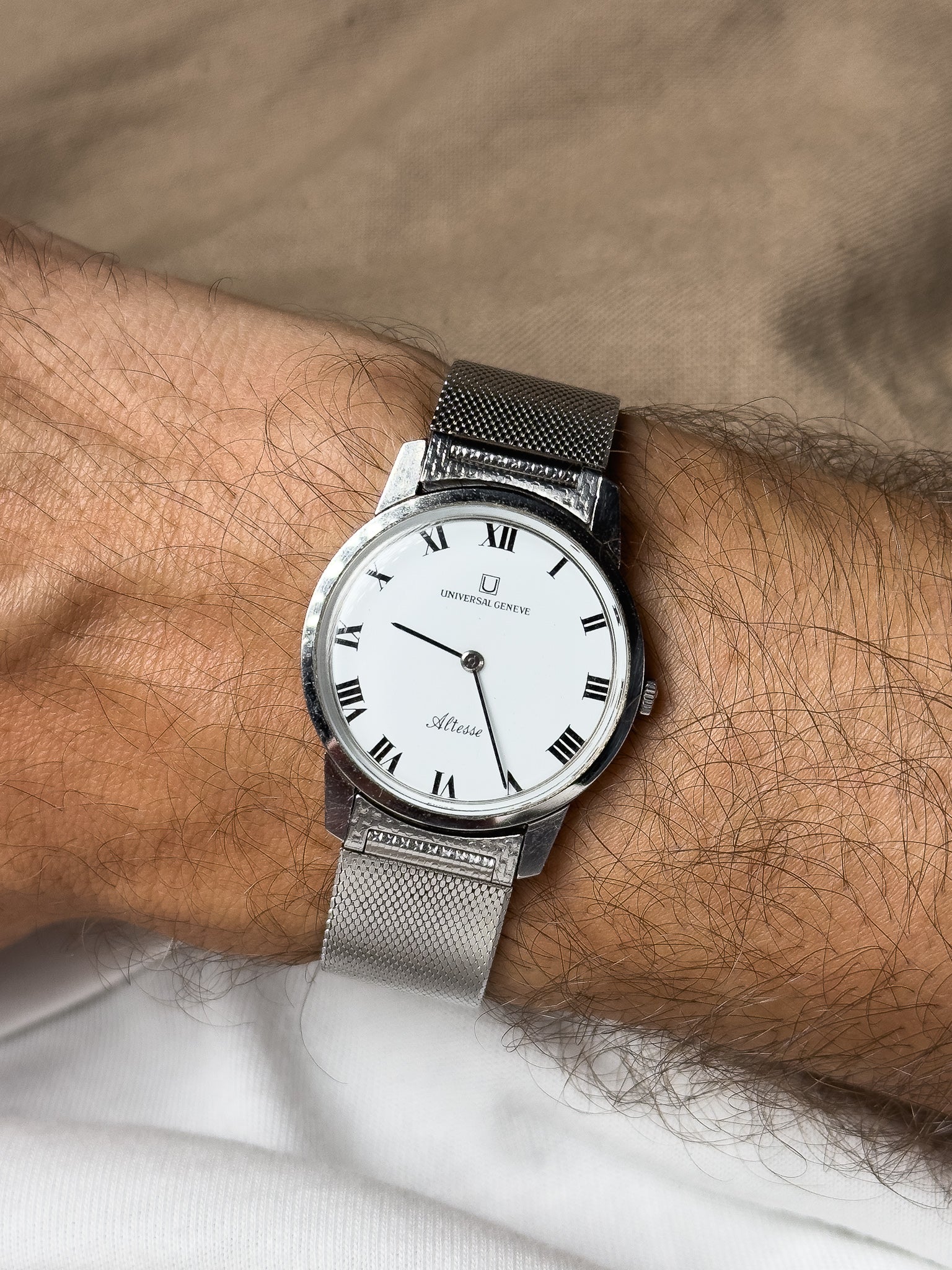 Universal Genève - Altesse Ultra Thin Full Steel - 1970s 