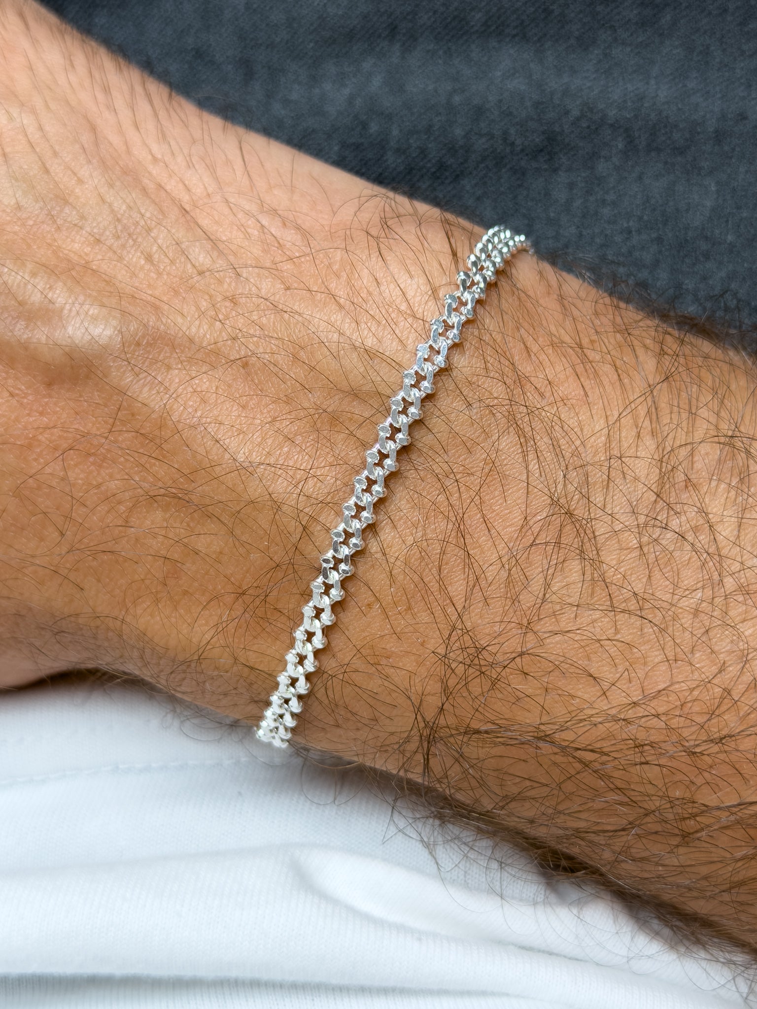 Bracelet en argent 925 - Alban - Moyen Modèle