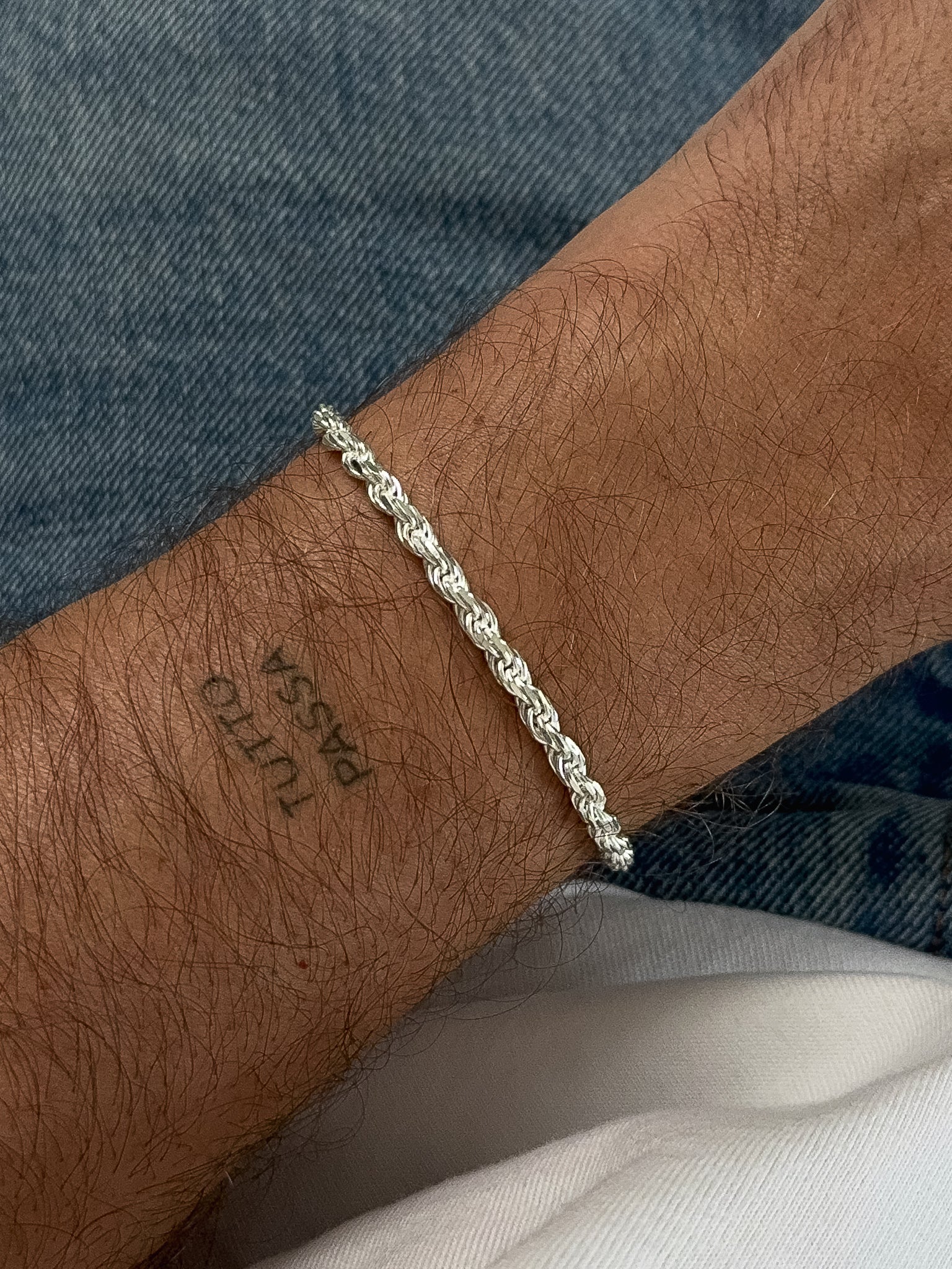 Bracelet en argent 925 - Léontine - Extra Large
