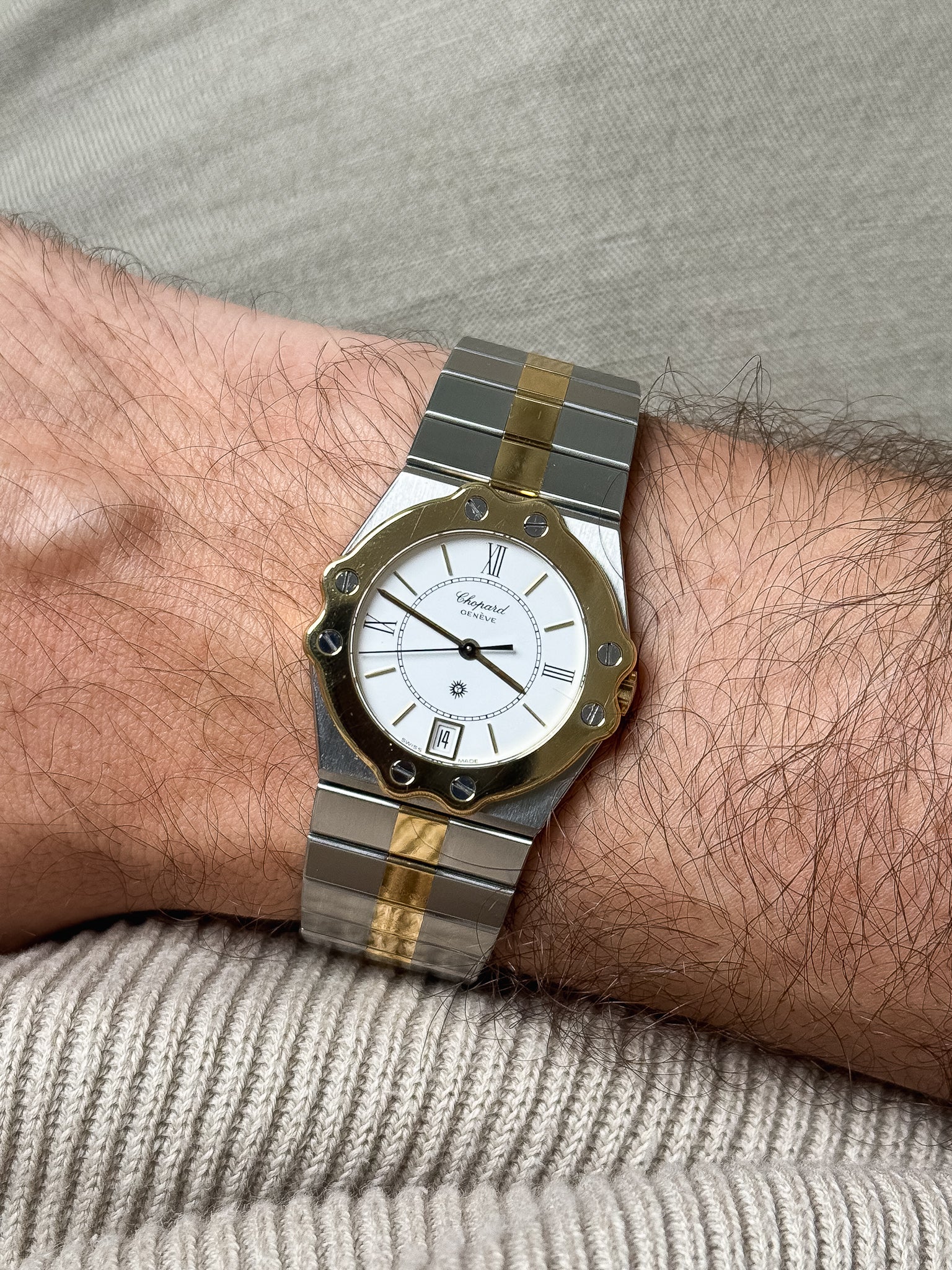 Chopard - 圣莫里茨 8023 钢 金 石英 32毫米 - 1990s 
