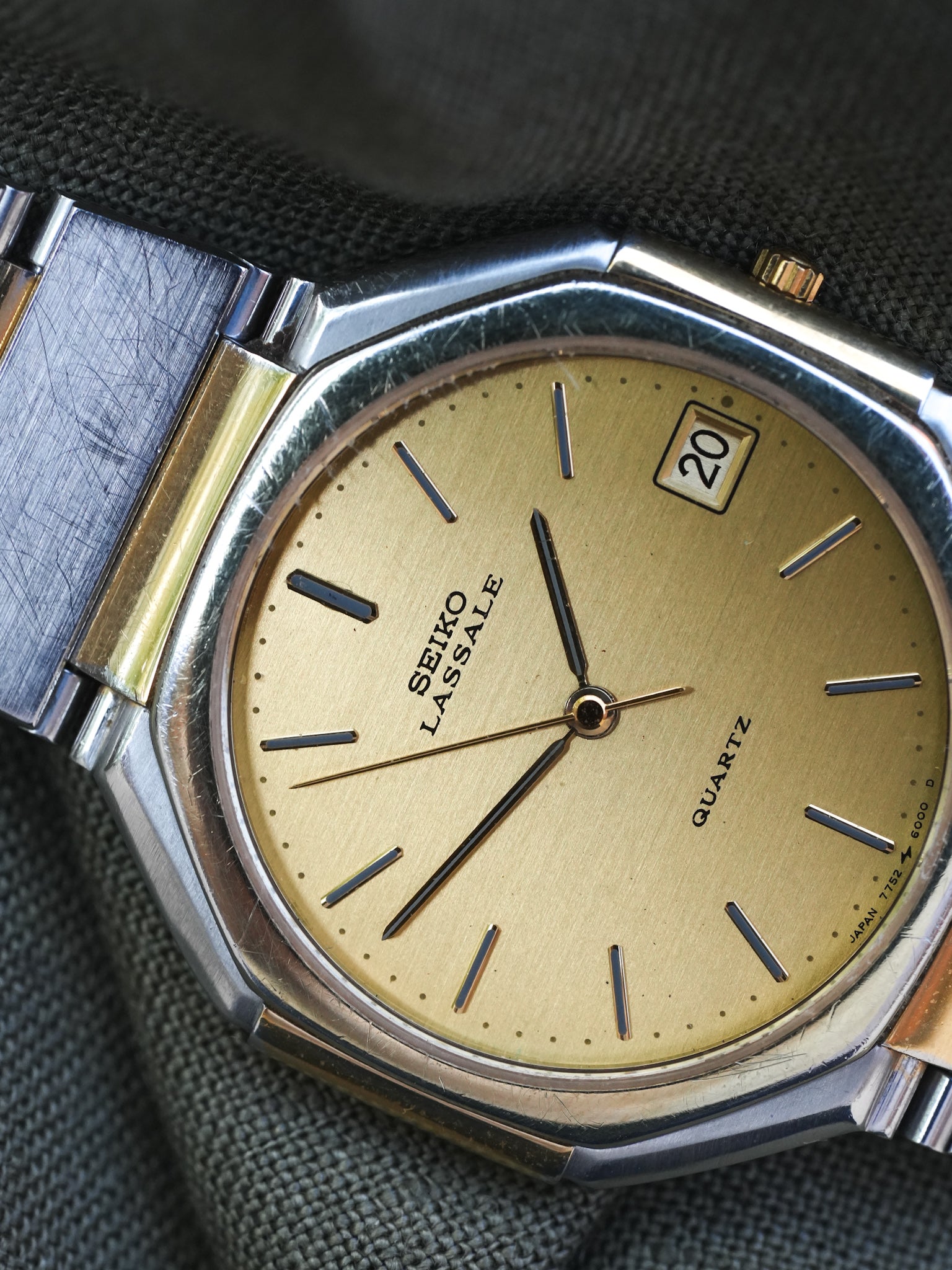 Seiko - Lassale Octogonale Acier Or - 1981