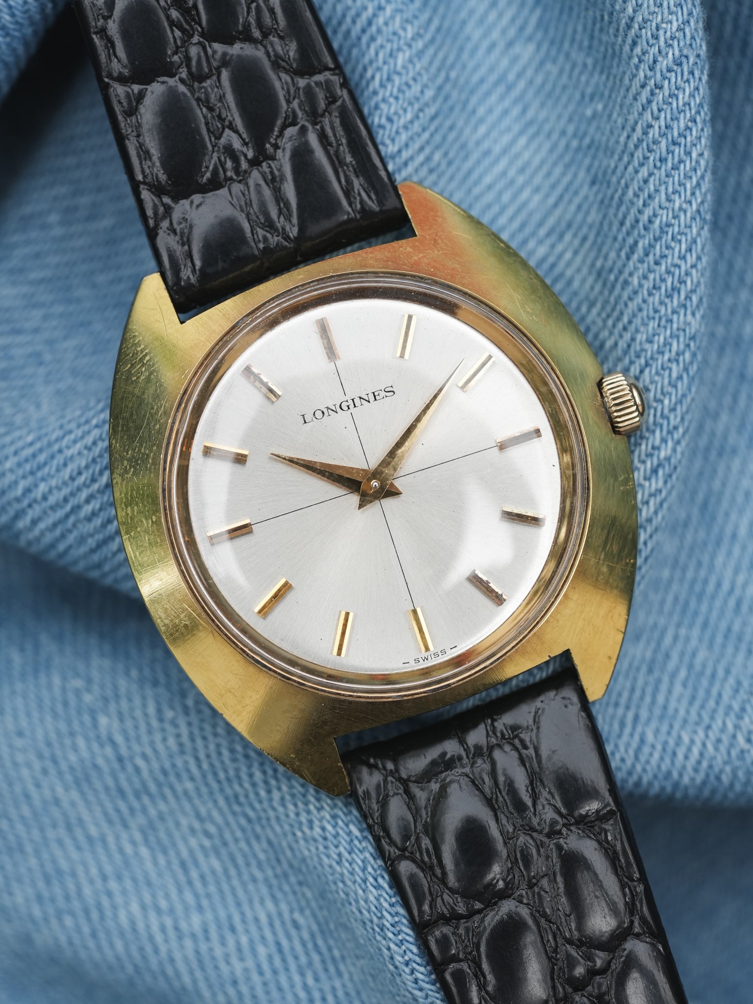 Longines - Disco Dauphine plaqué or - 1970s