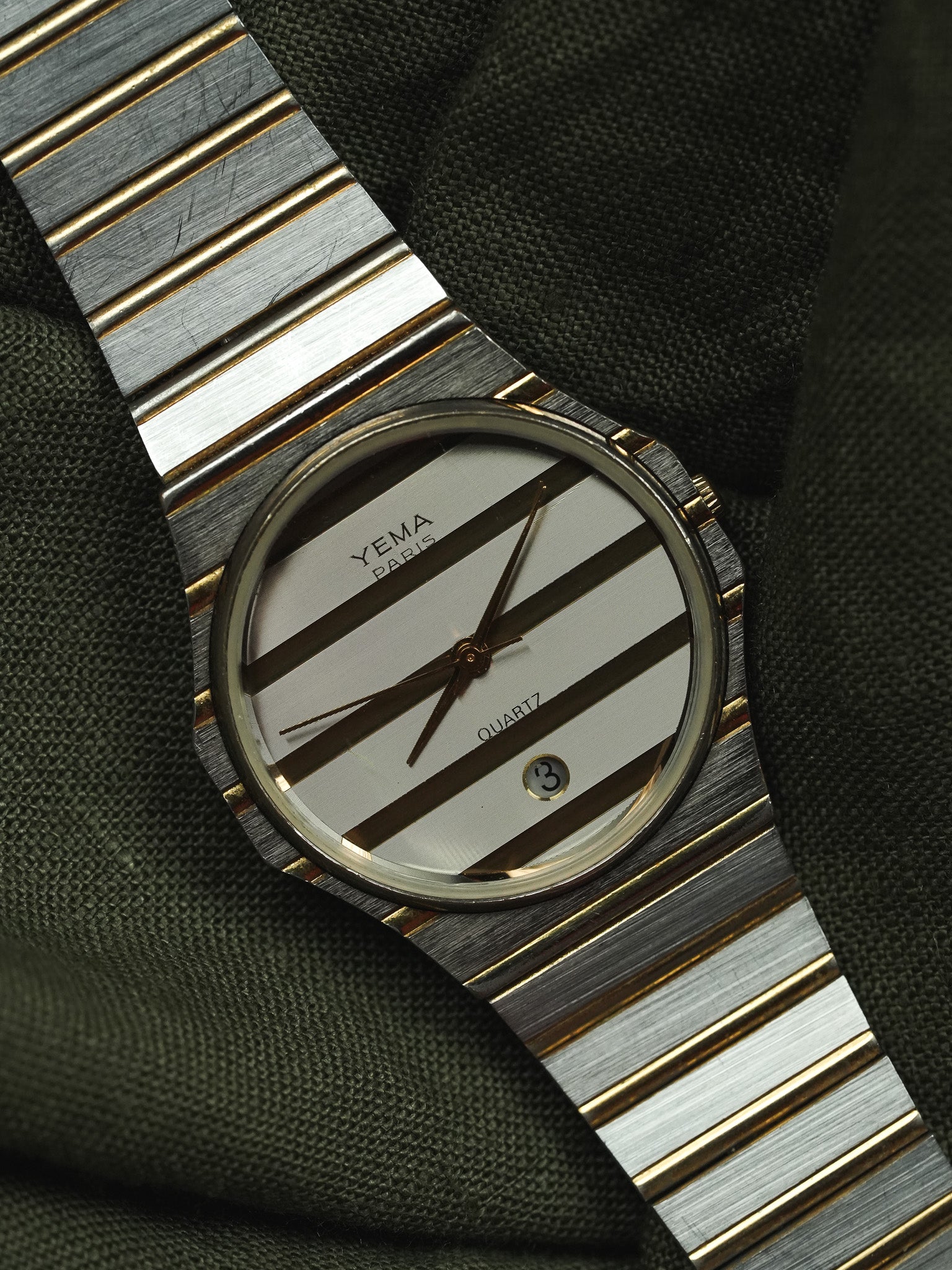 Yema - Paris Style "Polo" date 32mm Quartz - 1990s 