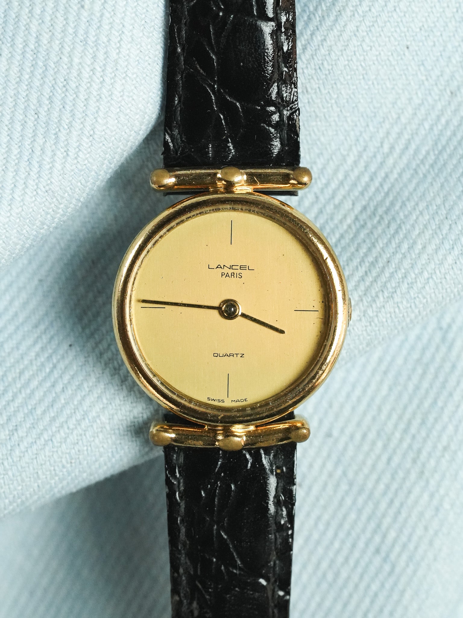 Lancel - Or Cornes Centrales Quartz - 1990s