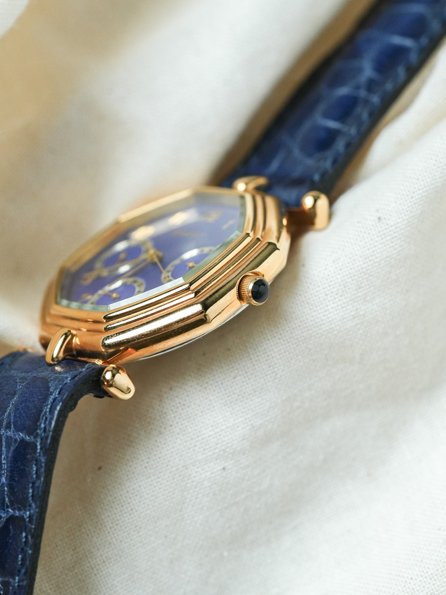 Cadet - Octogonale Or Bleu Triple Date - NOS -1990s