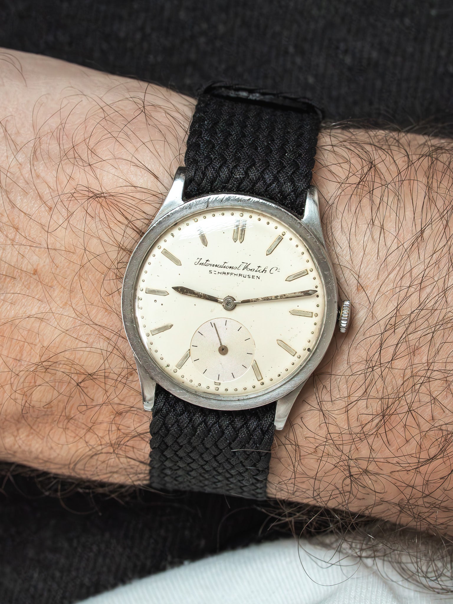Vintage IWC Calatrava Men's Steel Watch (1946) 