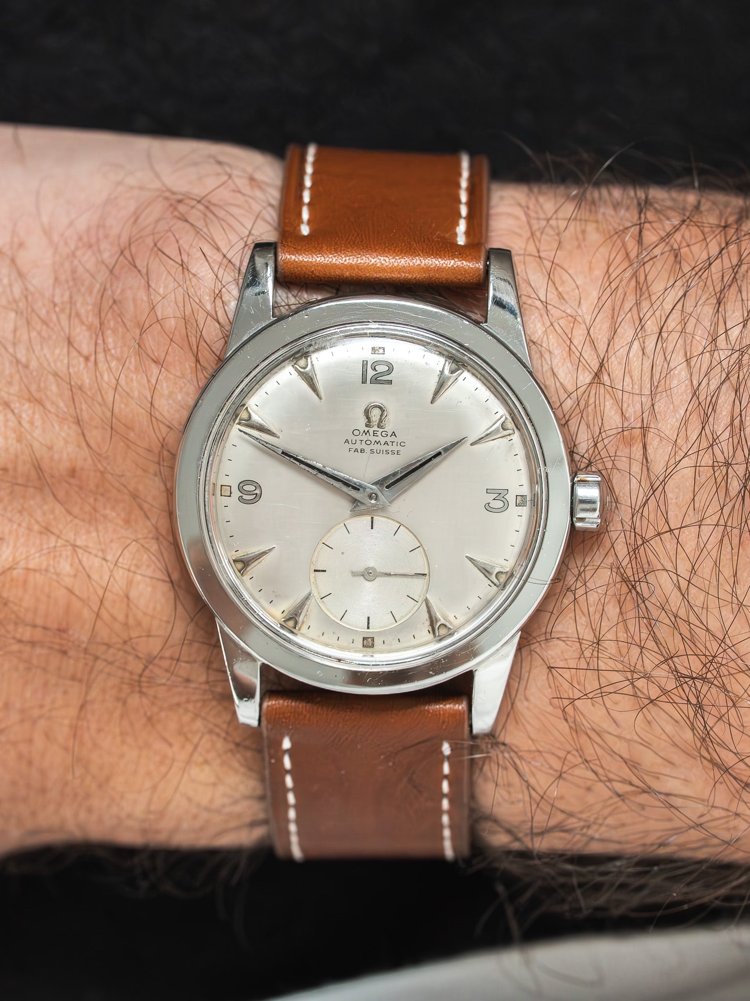 Montre Omega "Pre-Seamaster" 2576-4 Vintage - 34mm Acier (1947) - Atelier Victor