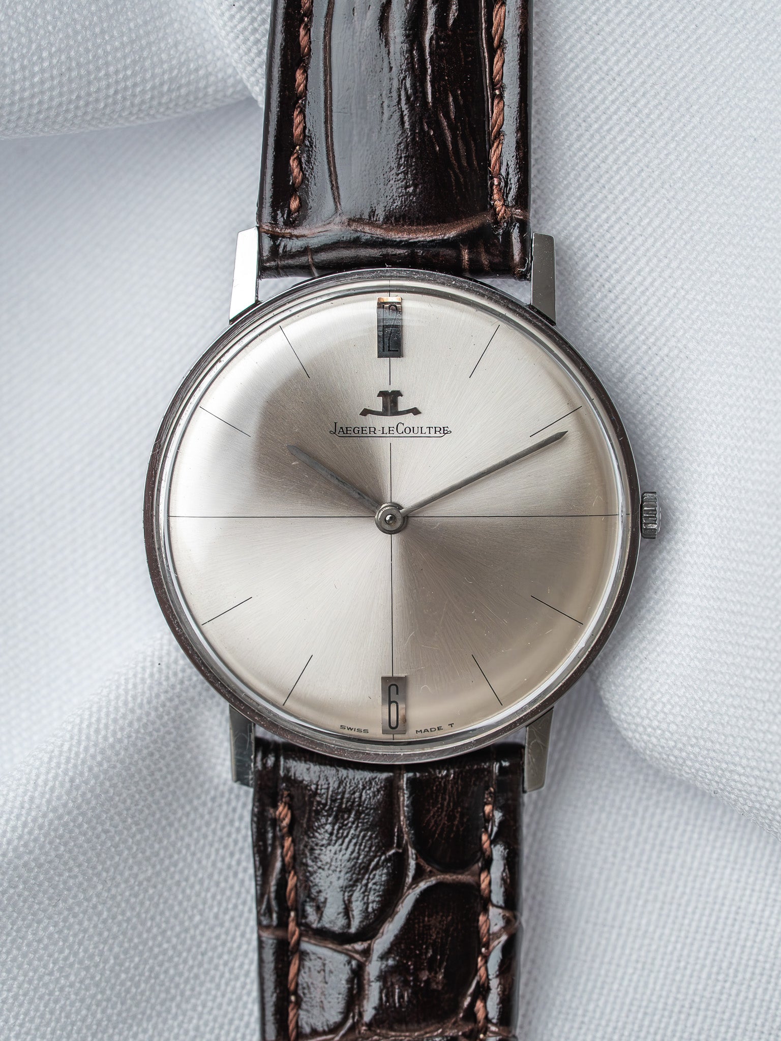 Jaeger-LeCoultre Vintage Watch - 33mm Stainless Steel 6-12h (1960s) 