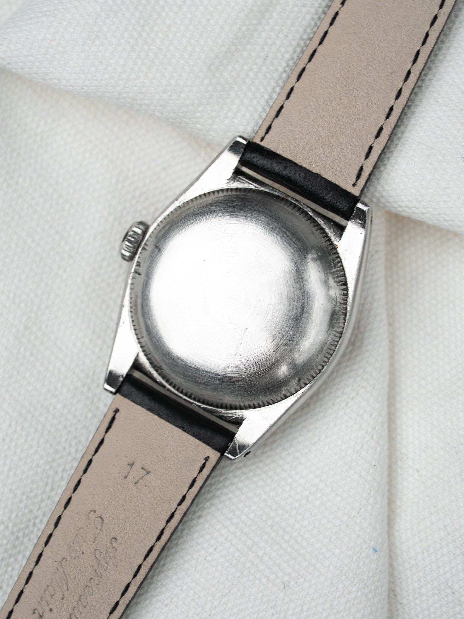 Montre Rolex Bubble Back 6050 Vintage - Saumon Acier (1950)