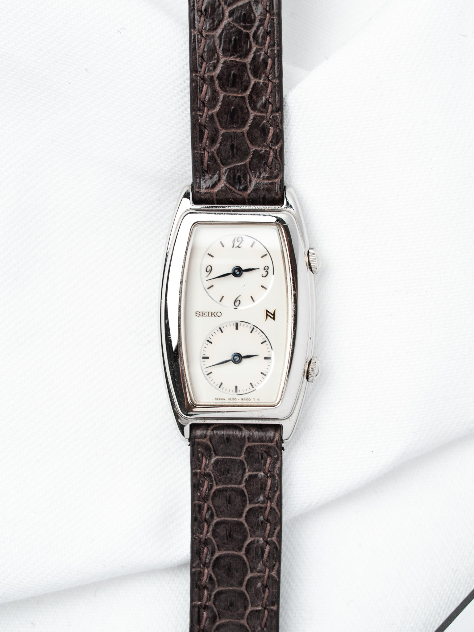 Vintage Seiko Dual Time Steel — Double Time Zone (2005) 