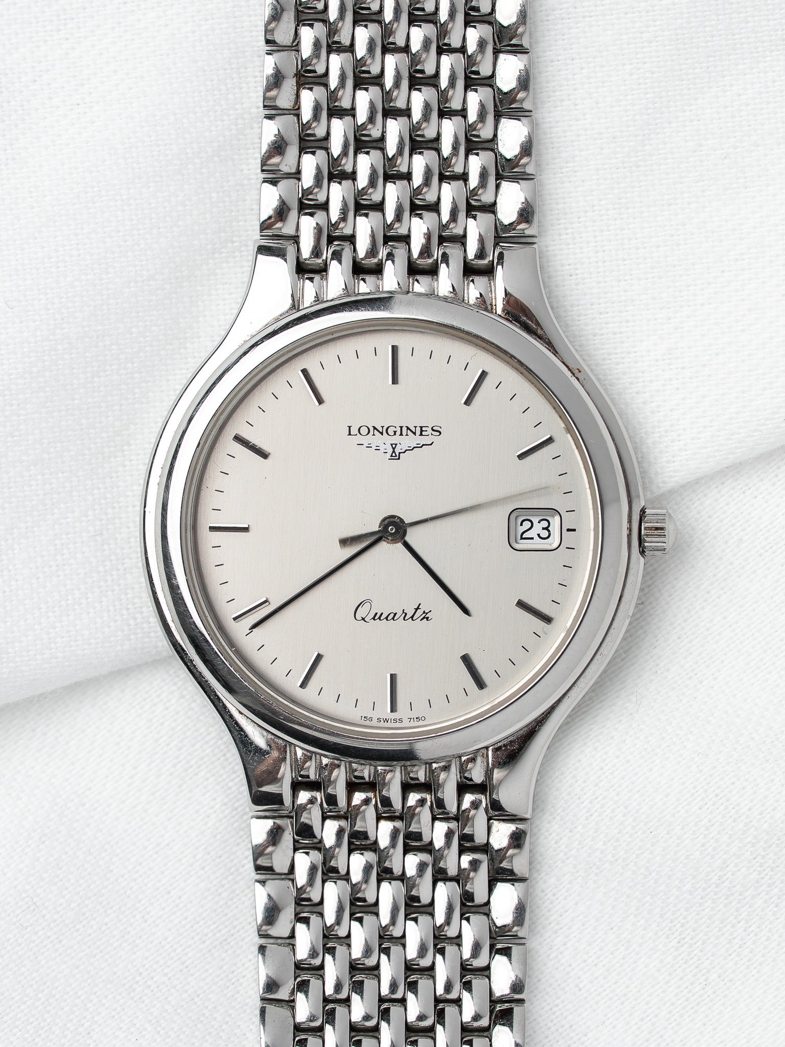 Montre Longines Flagship Quartz — Cadran Argenté (1990s)