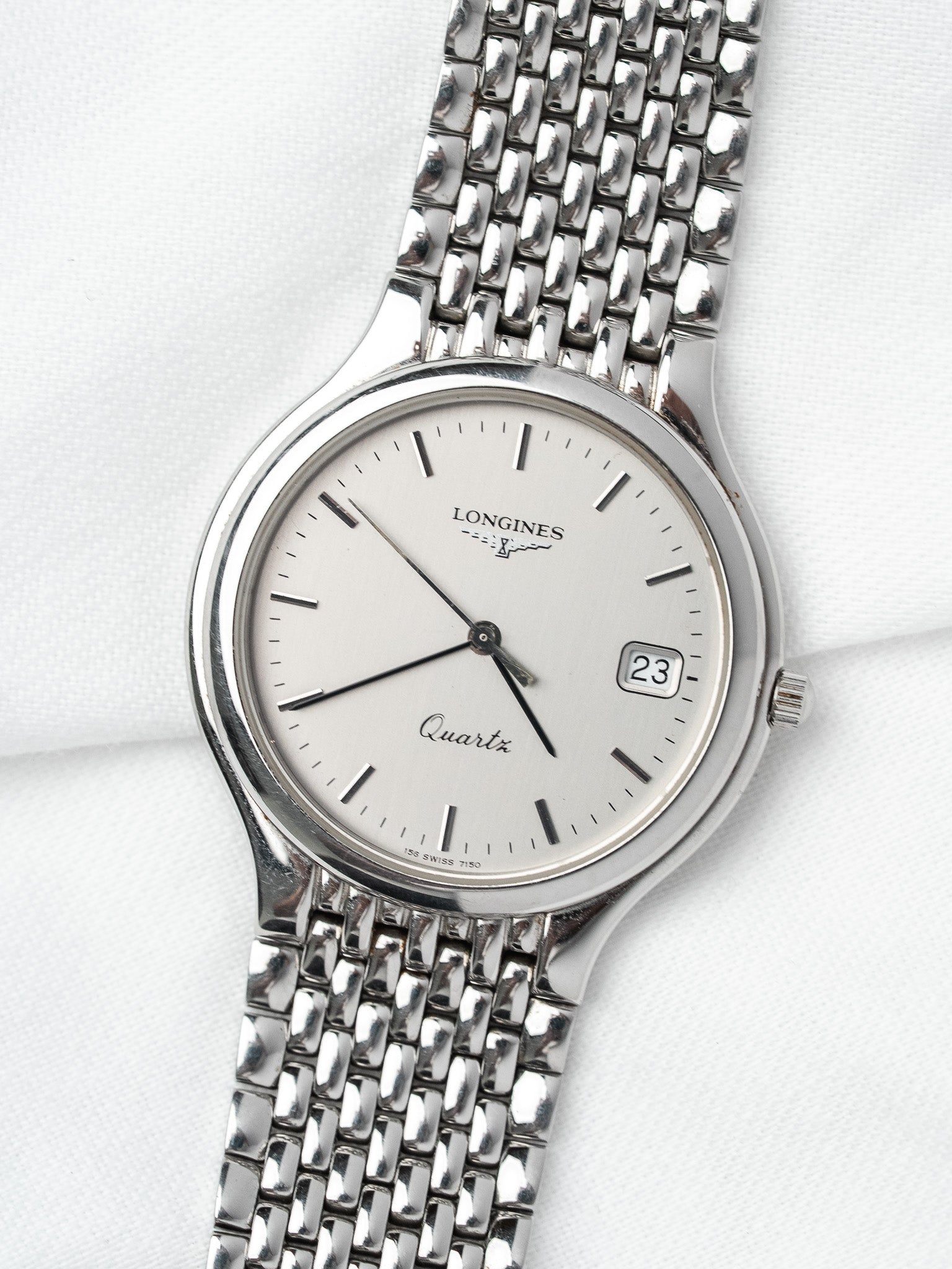 Montre Longines Flagship Quartz — Cadran Argenté (1990s)