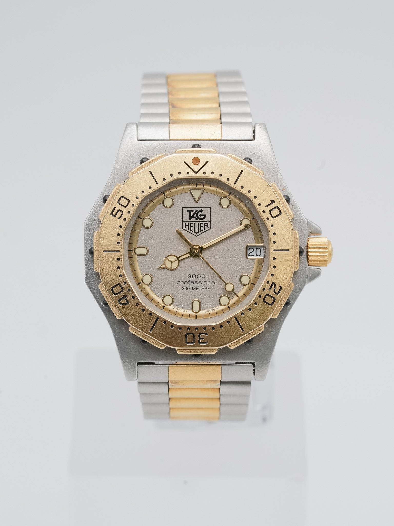 Tag Heuer - 3000 Professional 934.213 Bi-tons Acier Or - 1990s