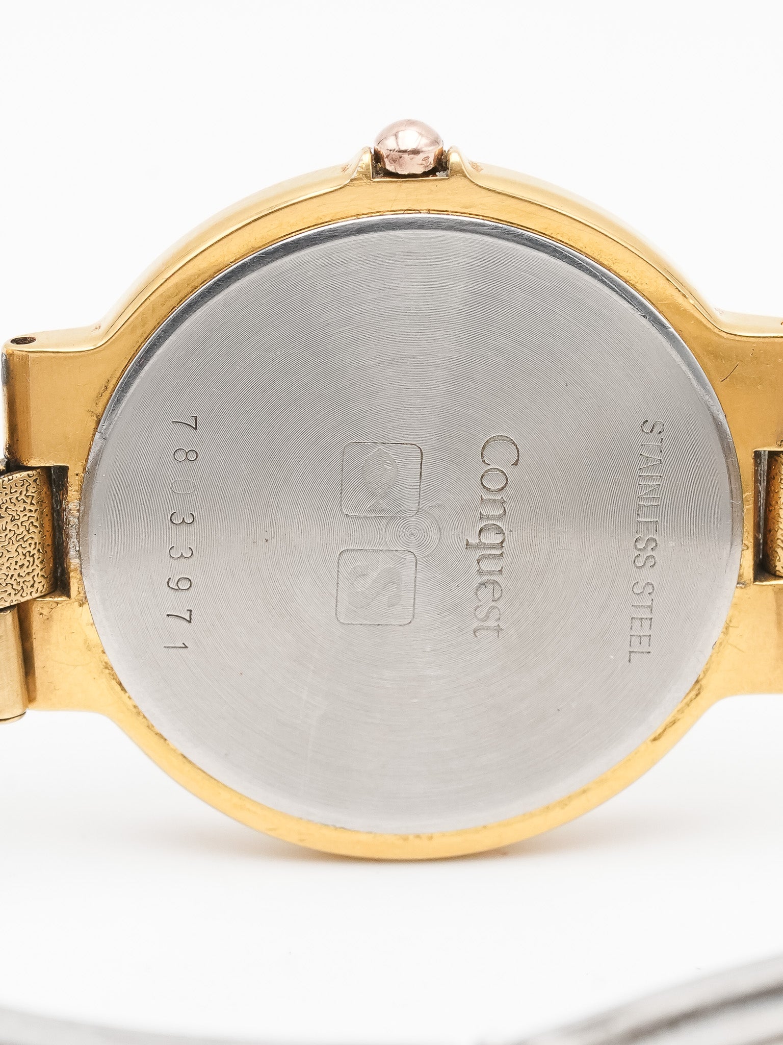 Longines - Conquest date Chapado en oro - 1990s 