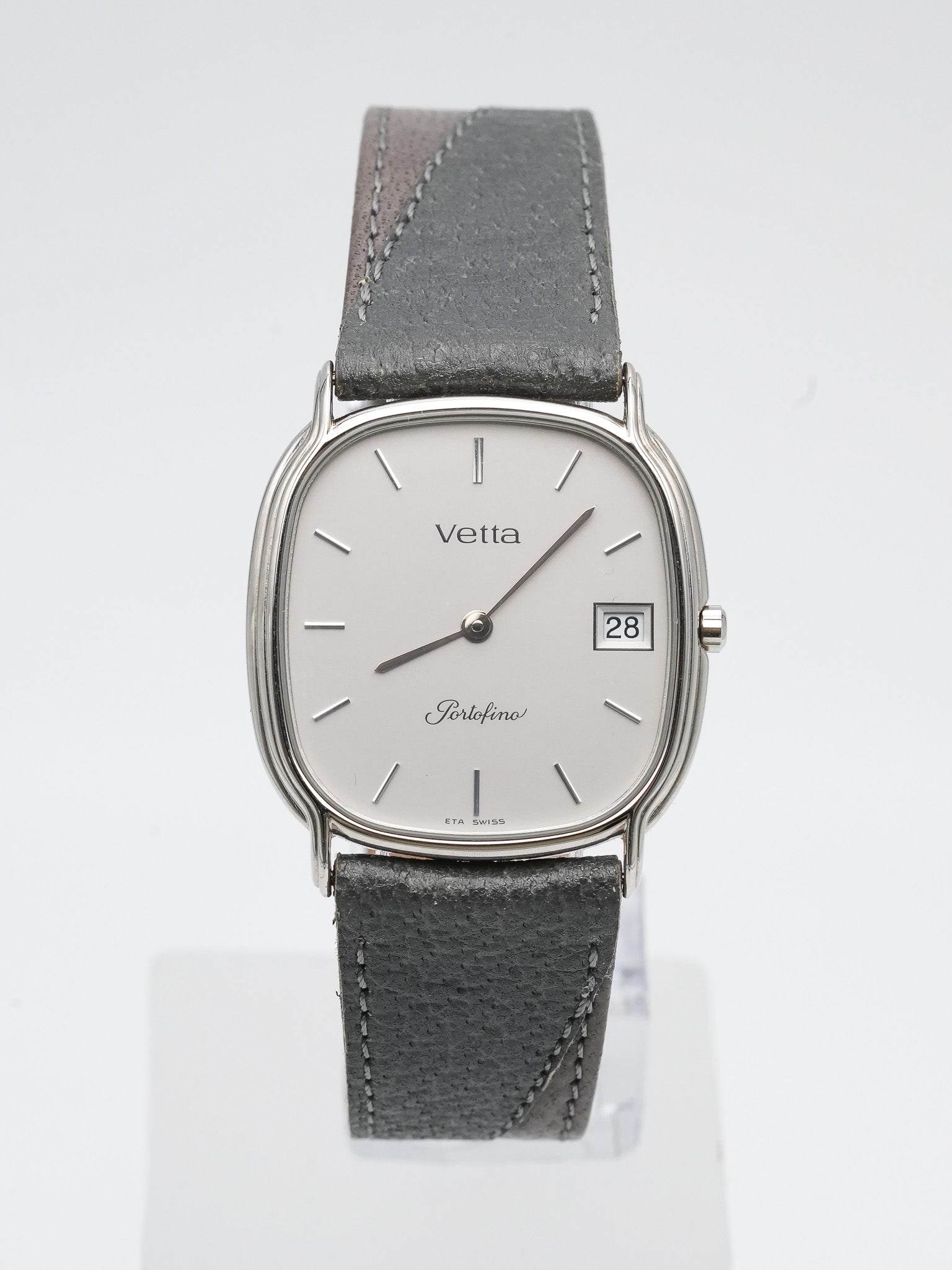 Vetta - Steel Barrel Gray Dial - NOS - 1980S 