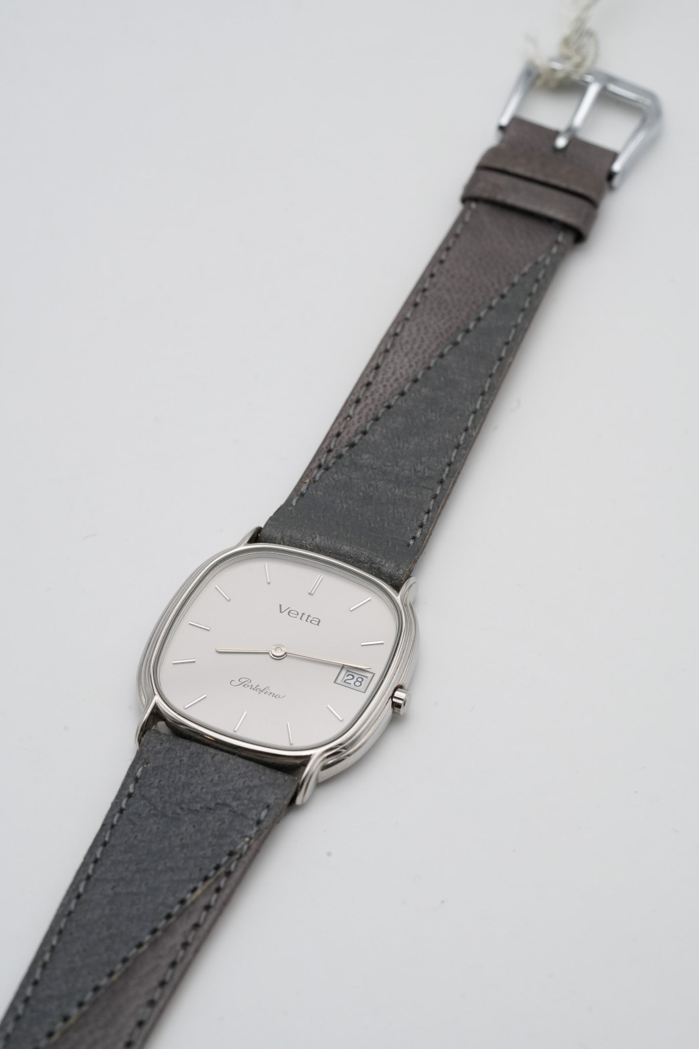 Vetta - Steel Barrel Gray Dial - NOS - 1980S 