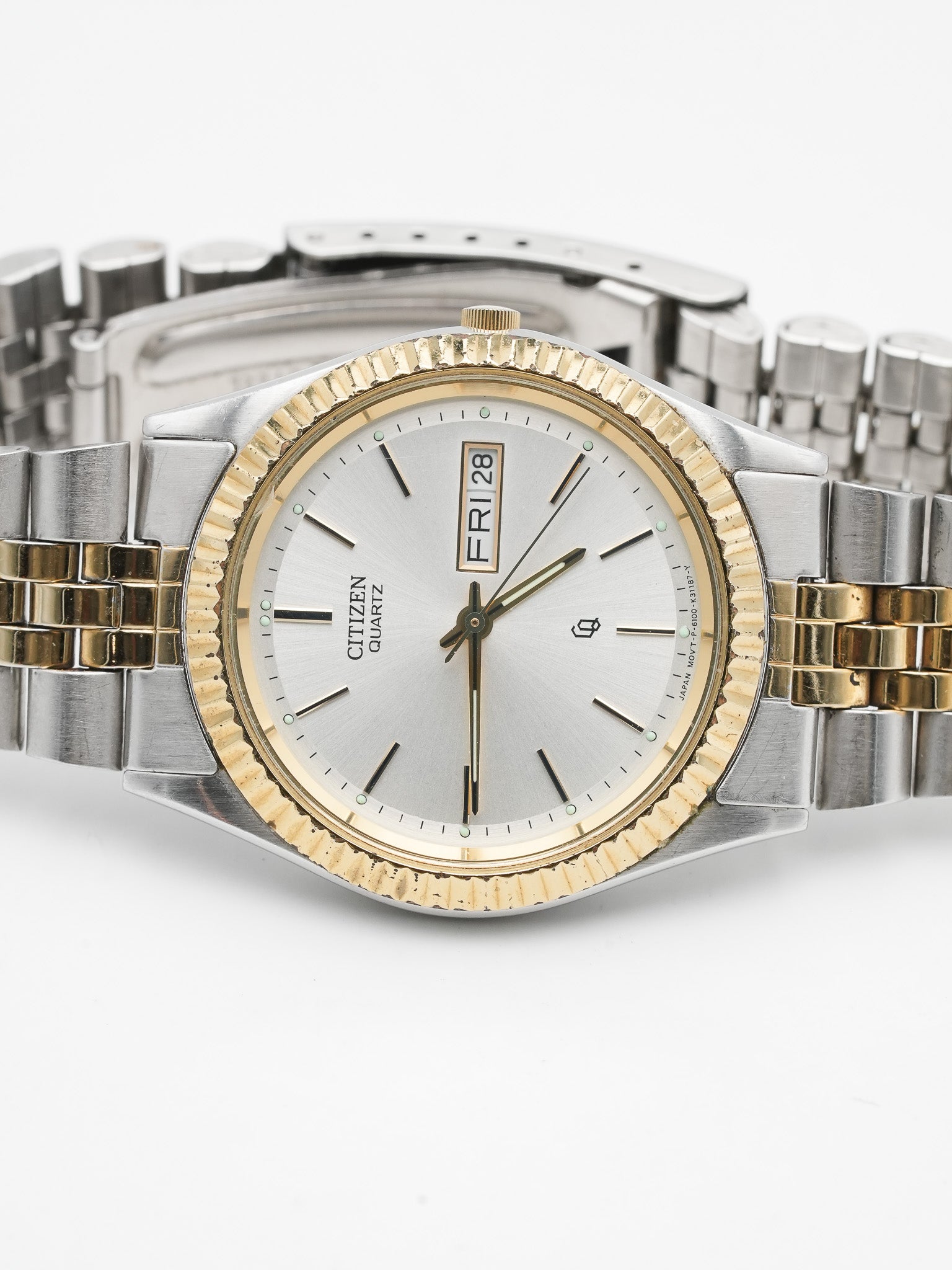 Citizen - Datejust scanalato giubileo acciaio oro - 1990s 