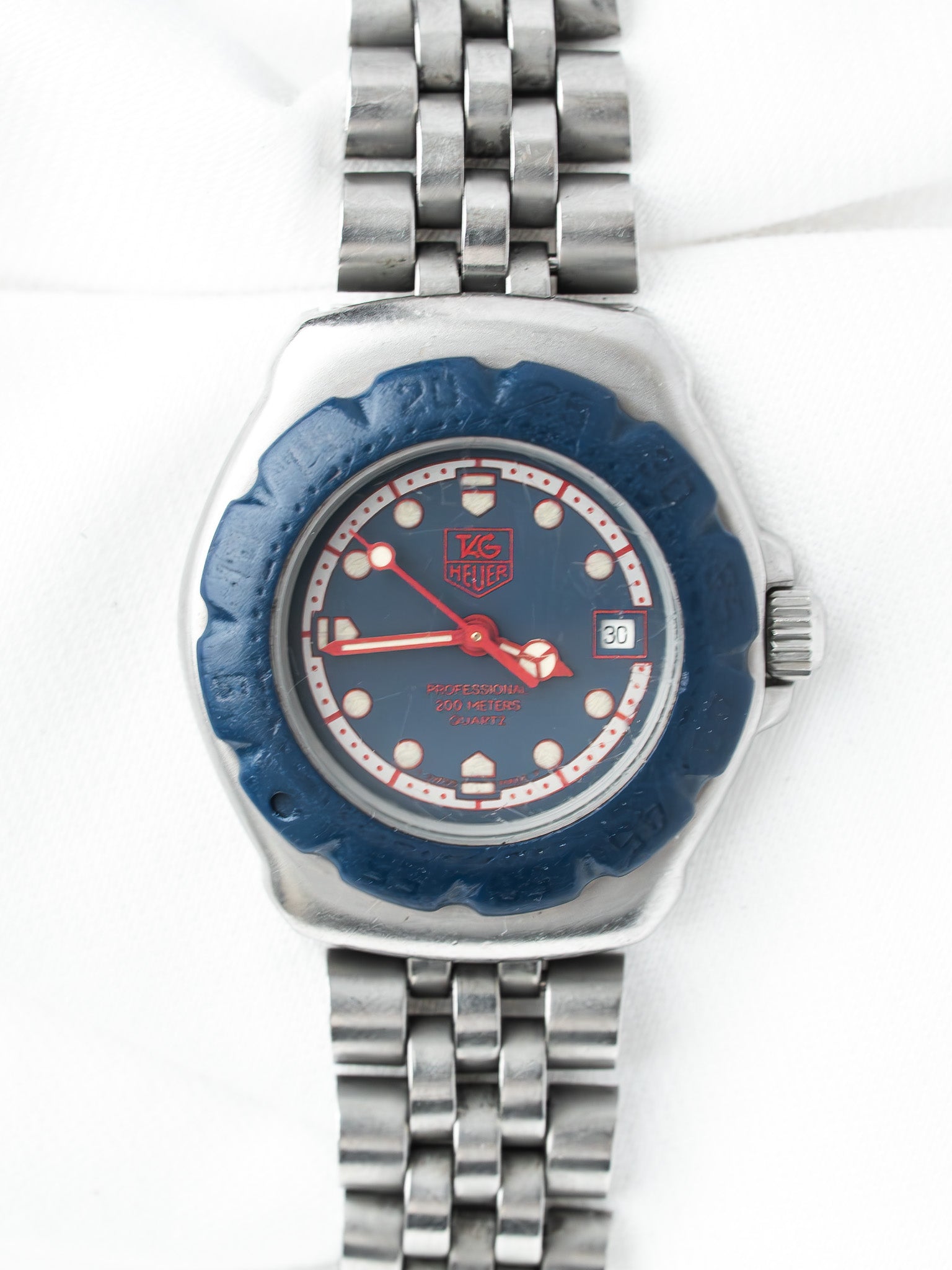Montre TAG Heuer Formula 1 — Cadran Bleu Acier (années 1990)