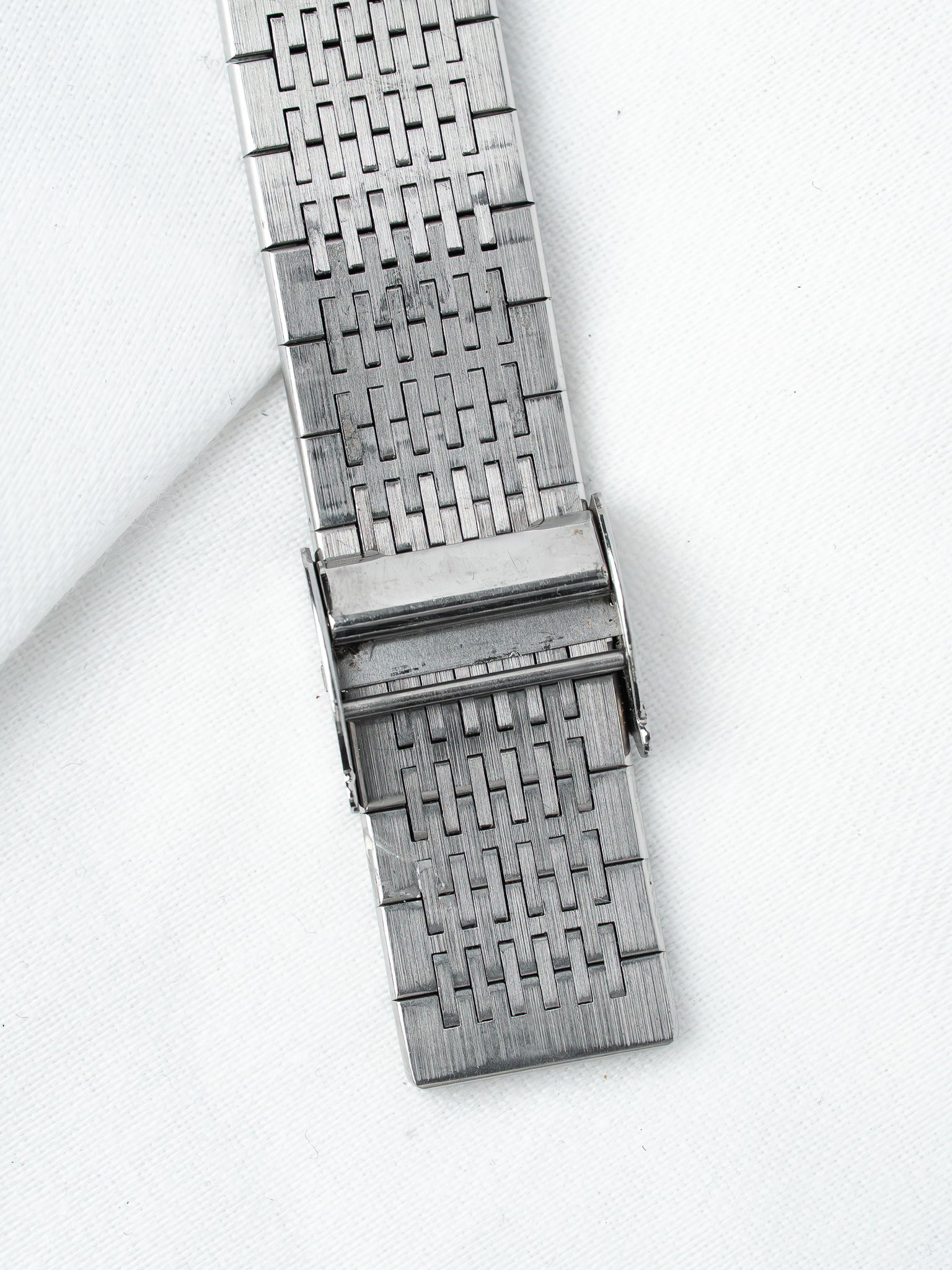 Montre Seiko 6030-5080 Acier — Coussin Cadran Damier Tissé (1980)