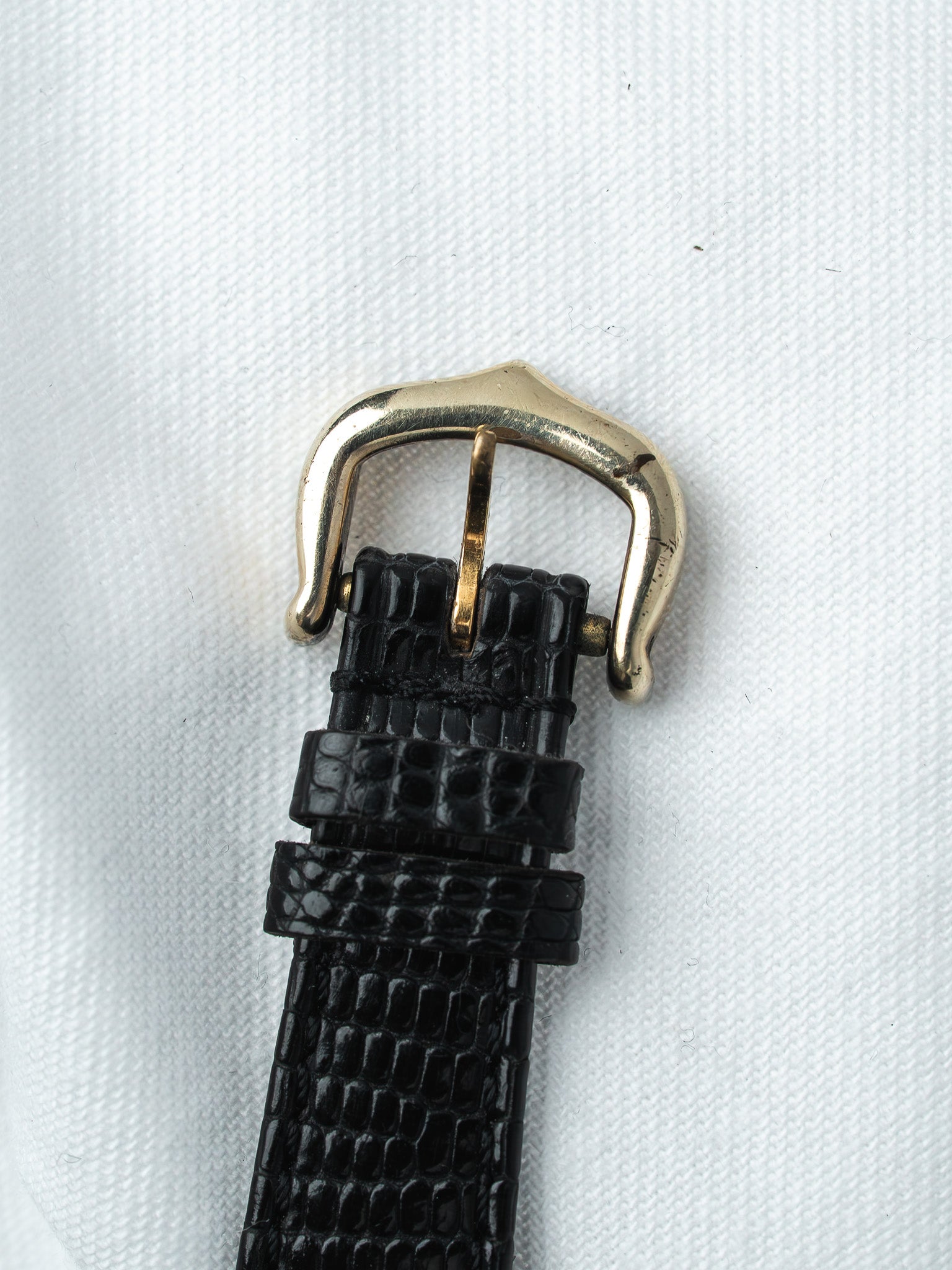 Cartier Must Vendôme 590004 镀金腕表 — 黑色缟玛瑙表盘 (1990s) 