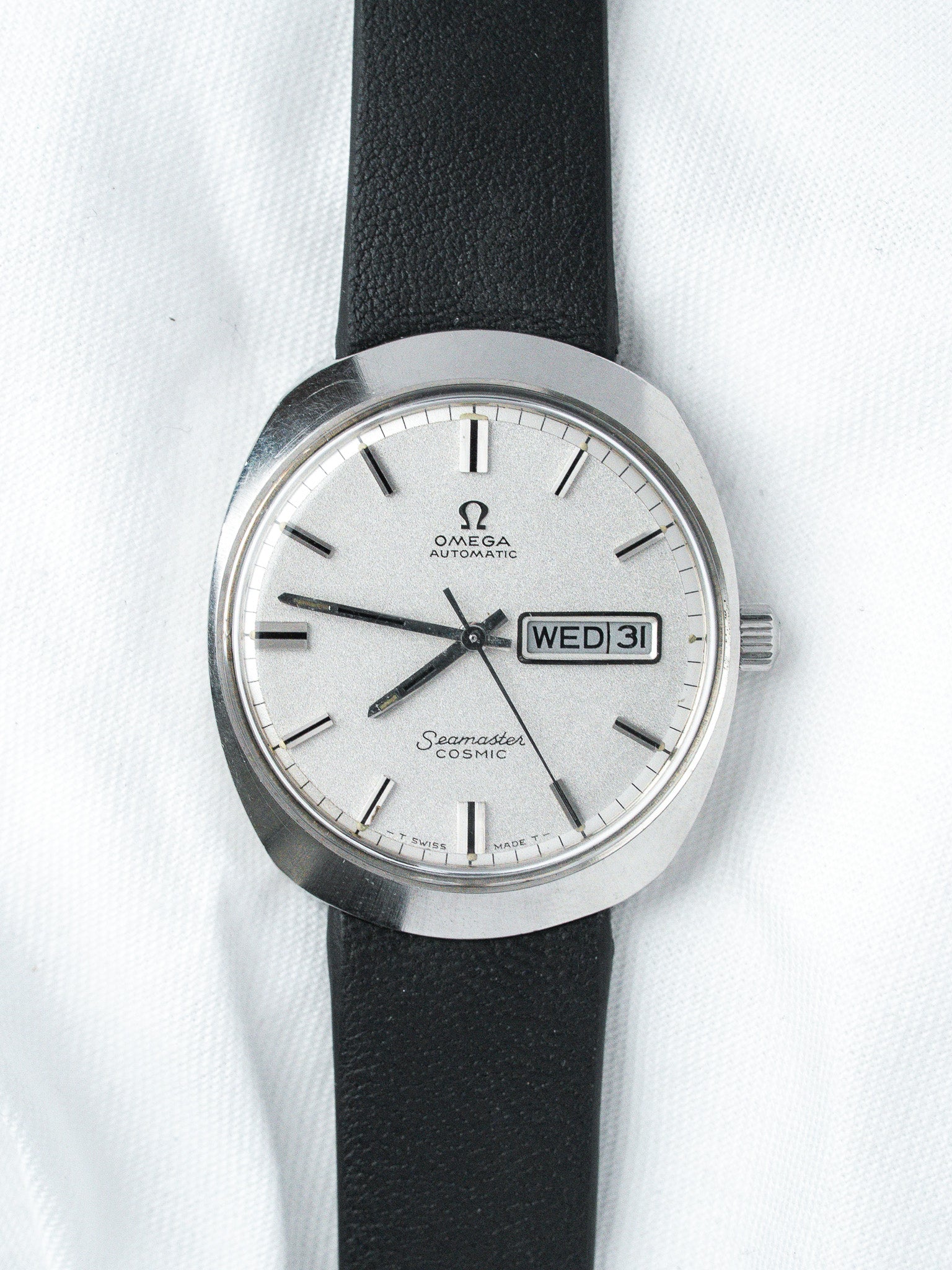 Omega Seamaster Cosmic 166.036 钢 —— C 中的 Day-Date（1969） 