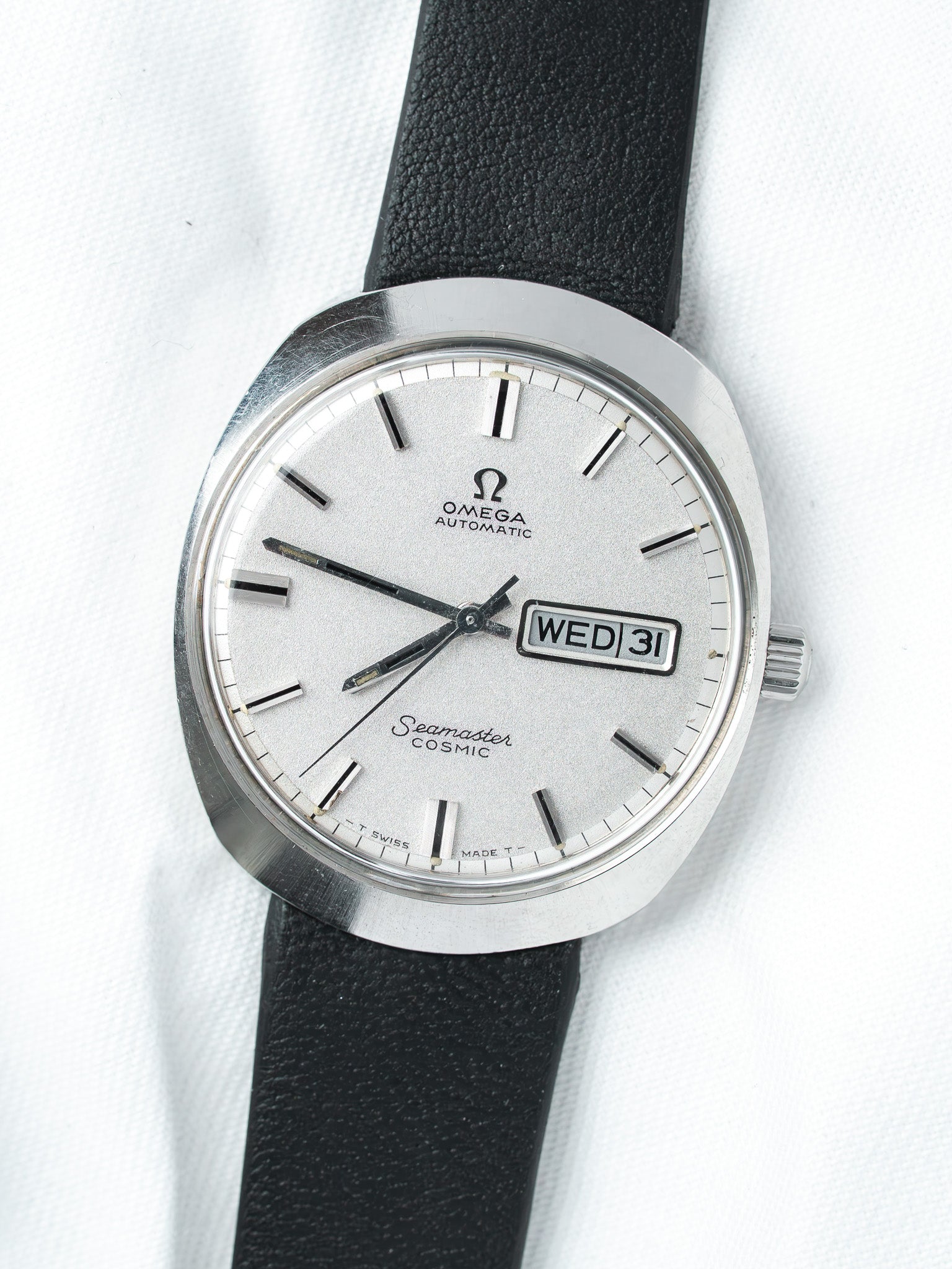 Omega Seamaster Cosmic 166.036 钢 —— C 中的 Day-Date（1969） 