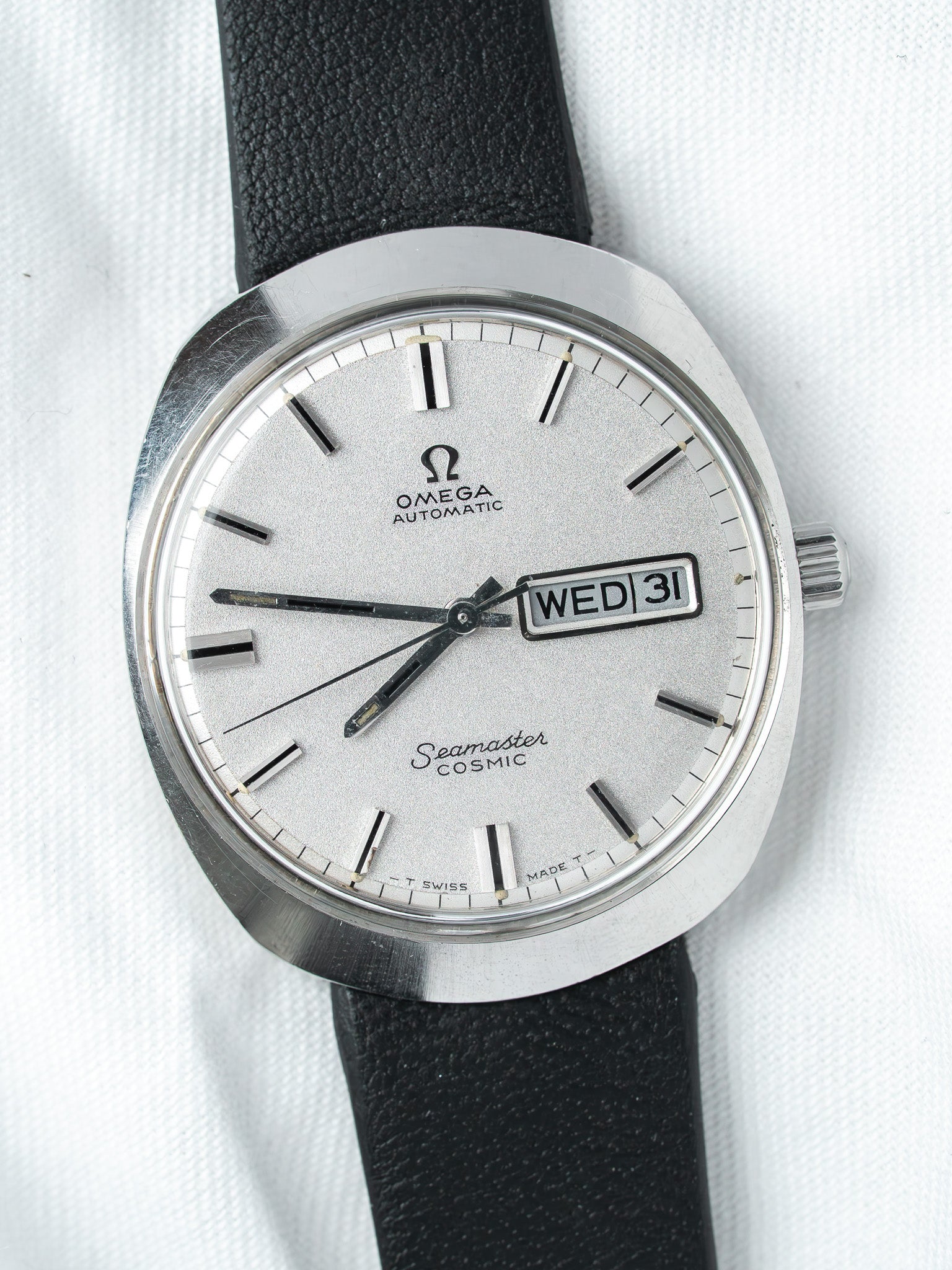 Omega Seamaster Cosmic 166.036 钢 —— C 中的 Day-Date（1969） 