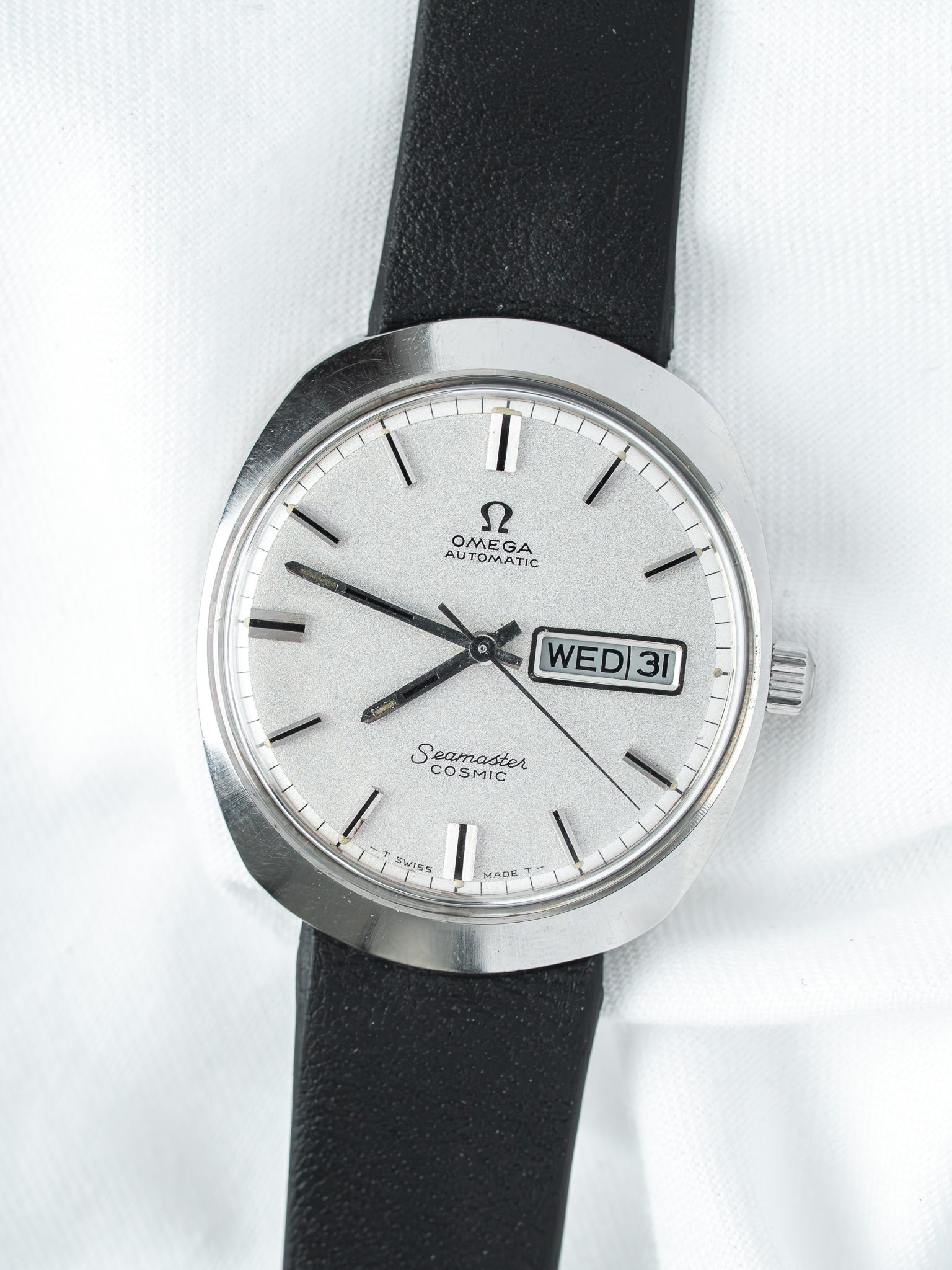 Omega Seamaster Cosmic 166.036 钢 —— C 中的 Day-Date（1969） 