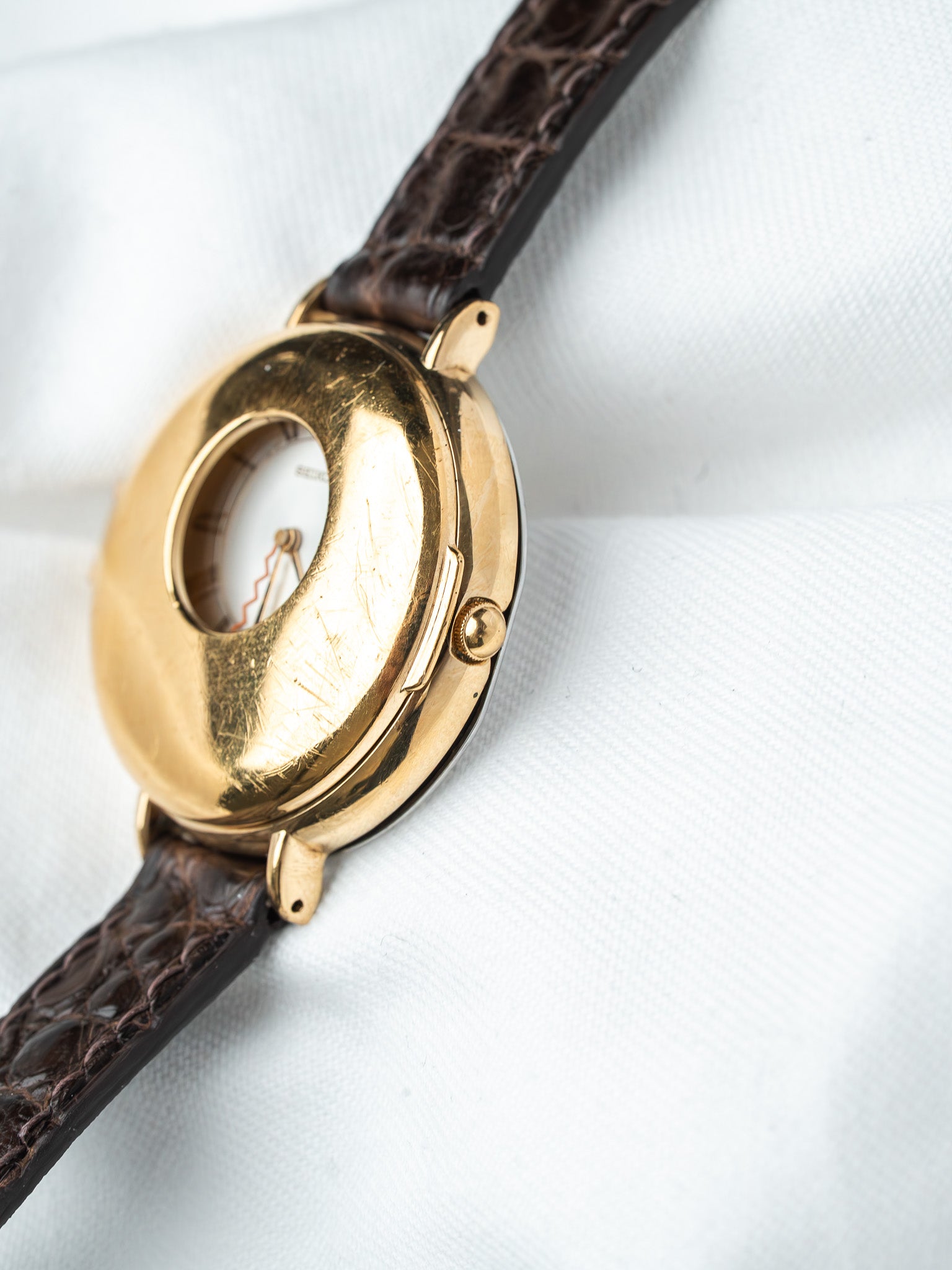 Orologio Seiko hArmony 2N21-0010 placcato oro — copertura musicale (1988) 