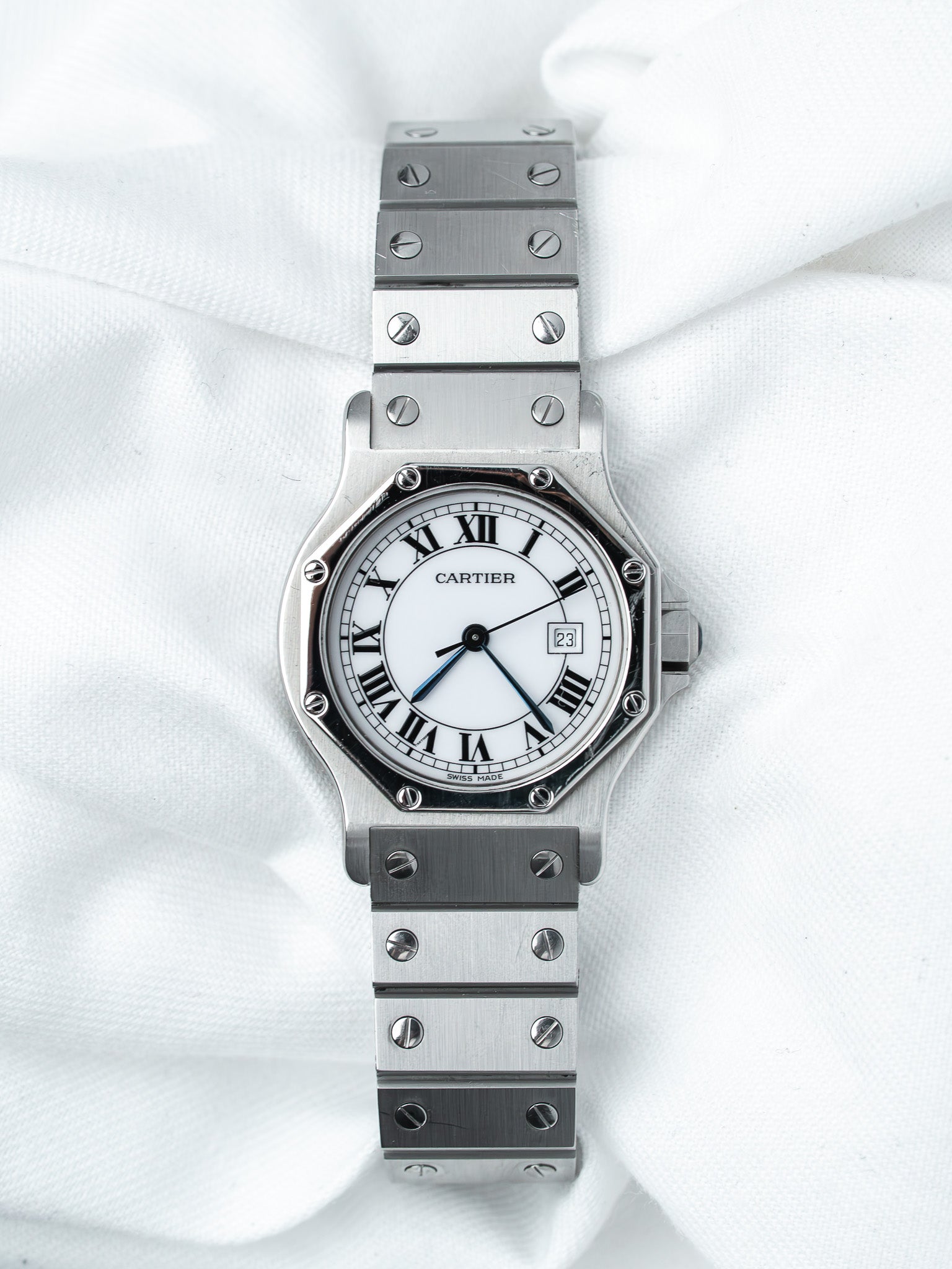 Montre Cartier Santos Octogonale 2965 Acier — Automatique (1980s)