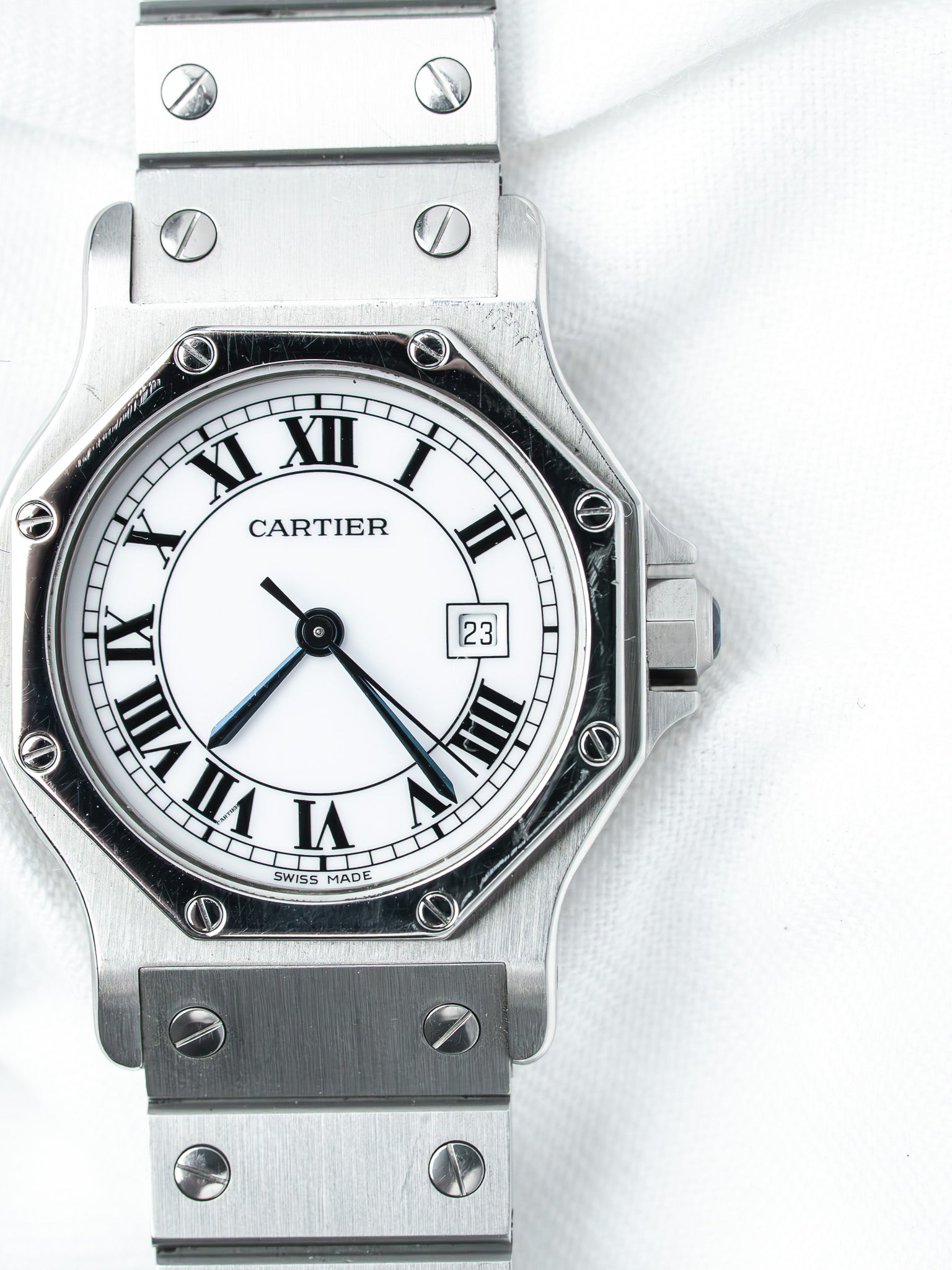 Montre Cartier Santos Octogonale 2965 Acier — Automatique (1980s)