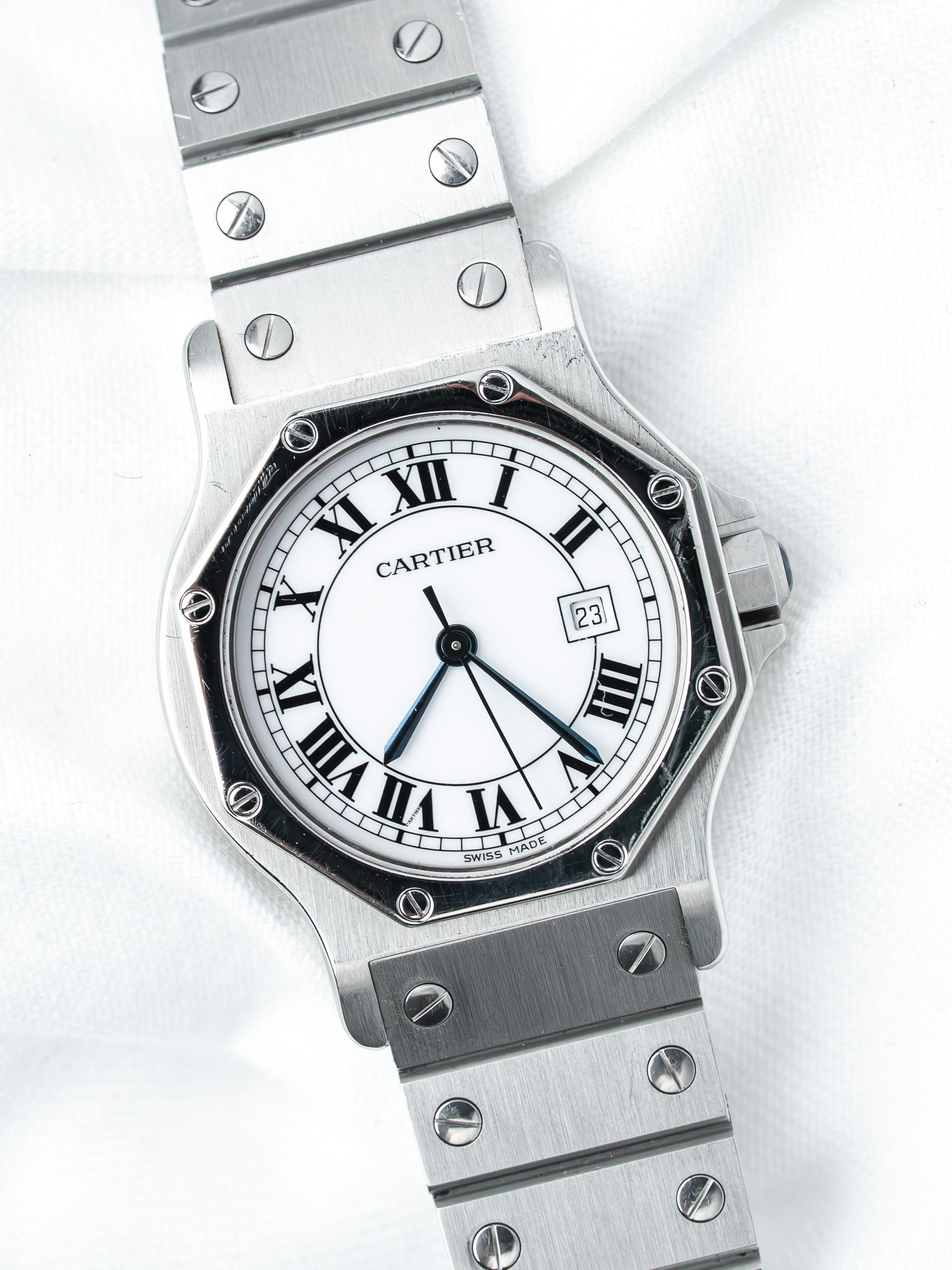 Montre Cartier Santos Octogonale 2965 Acier — Automatique (1980s)