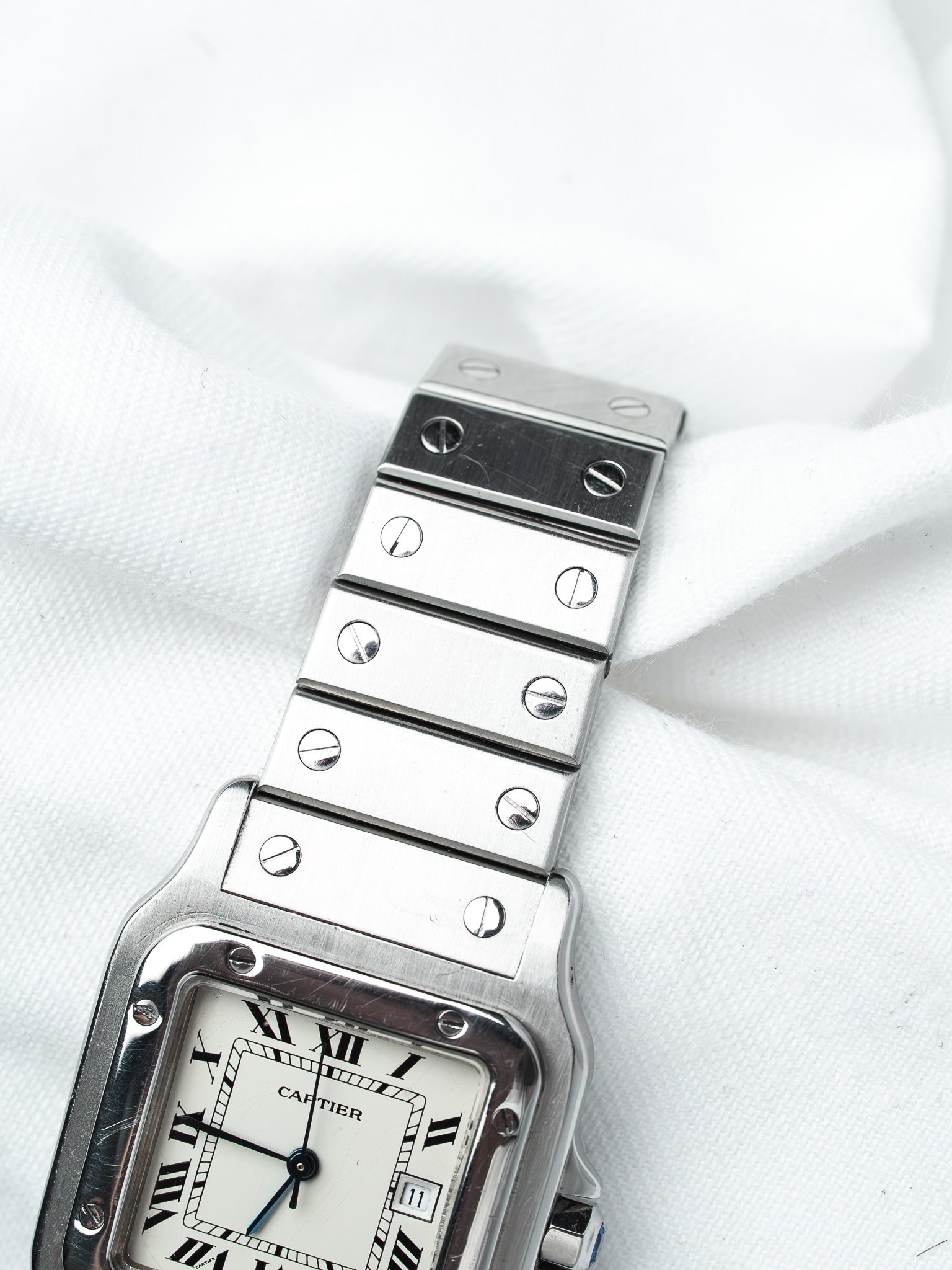 Montre Cartier Santos Carrée 2960 Acier — Automatique (1980s)