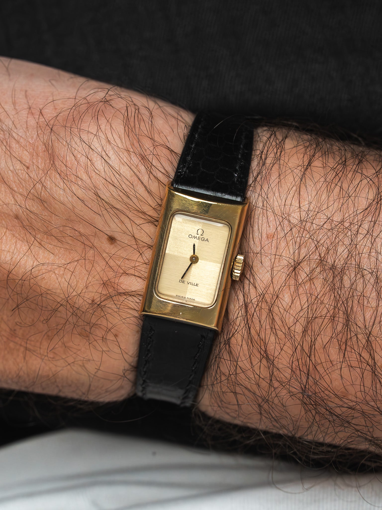 Montre Omega De Ville 511.0458 Plaqué Or — Cornes Couvrantes (1970s)