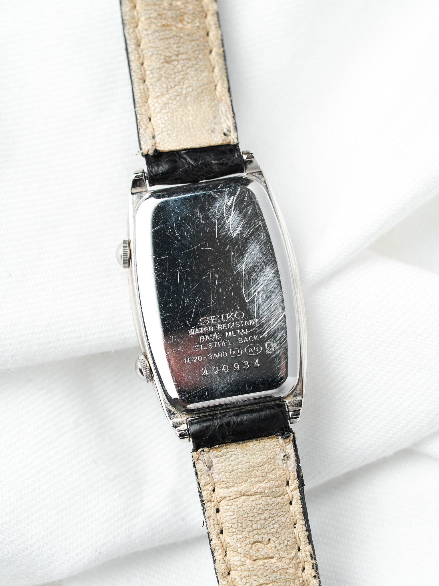 Montre Seiko Noie Dual Time 1E20-3A00 Plaqué Or — Deux Fuseaux (1994)