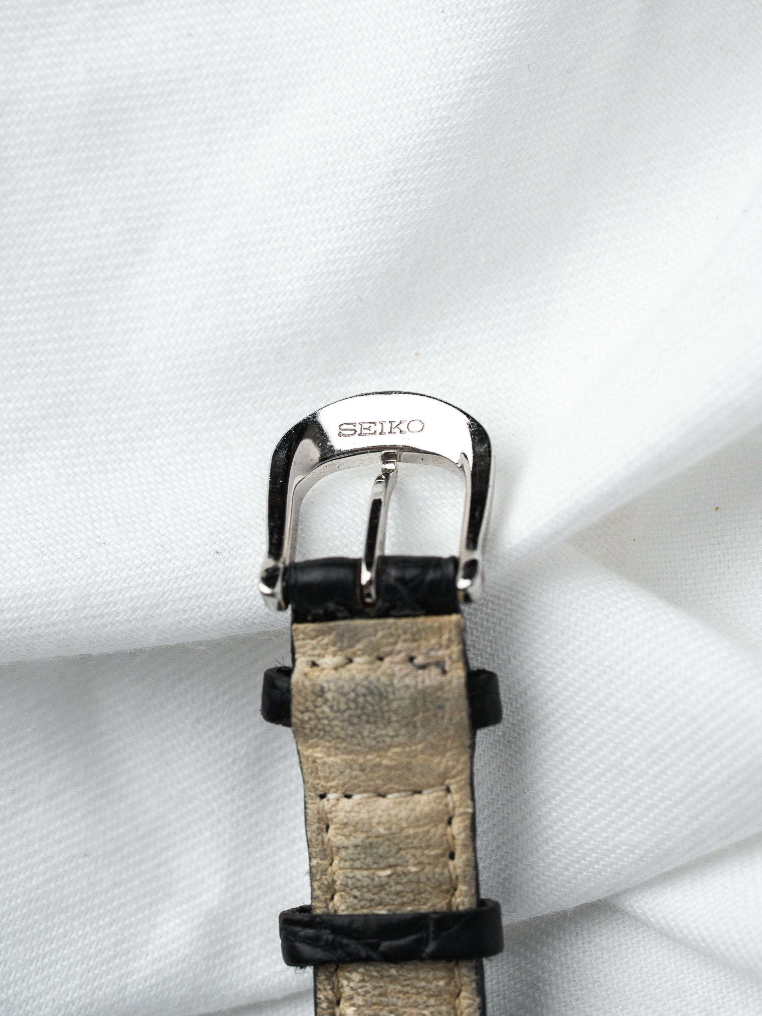 Montre Seiko Noie Dual Time 1E20-3A00 Plaqué Or — Deux Fuseaux (1994)