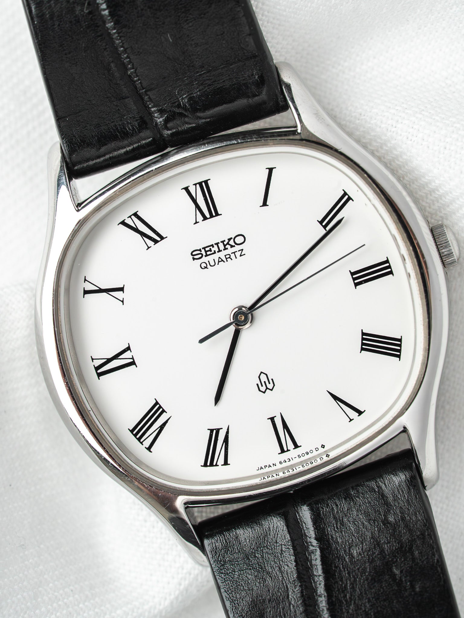 Montre Seiko 6431-5040 Acier — Coussin Cadran Romain (1982)