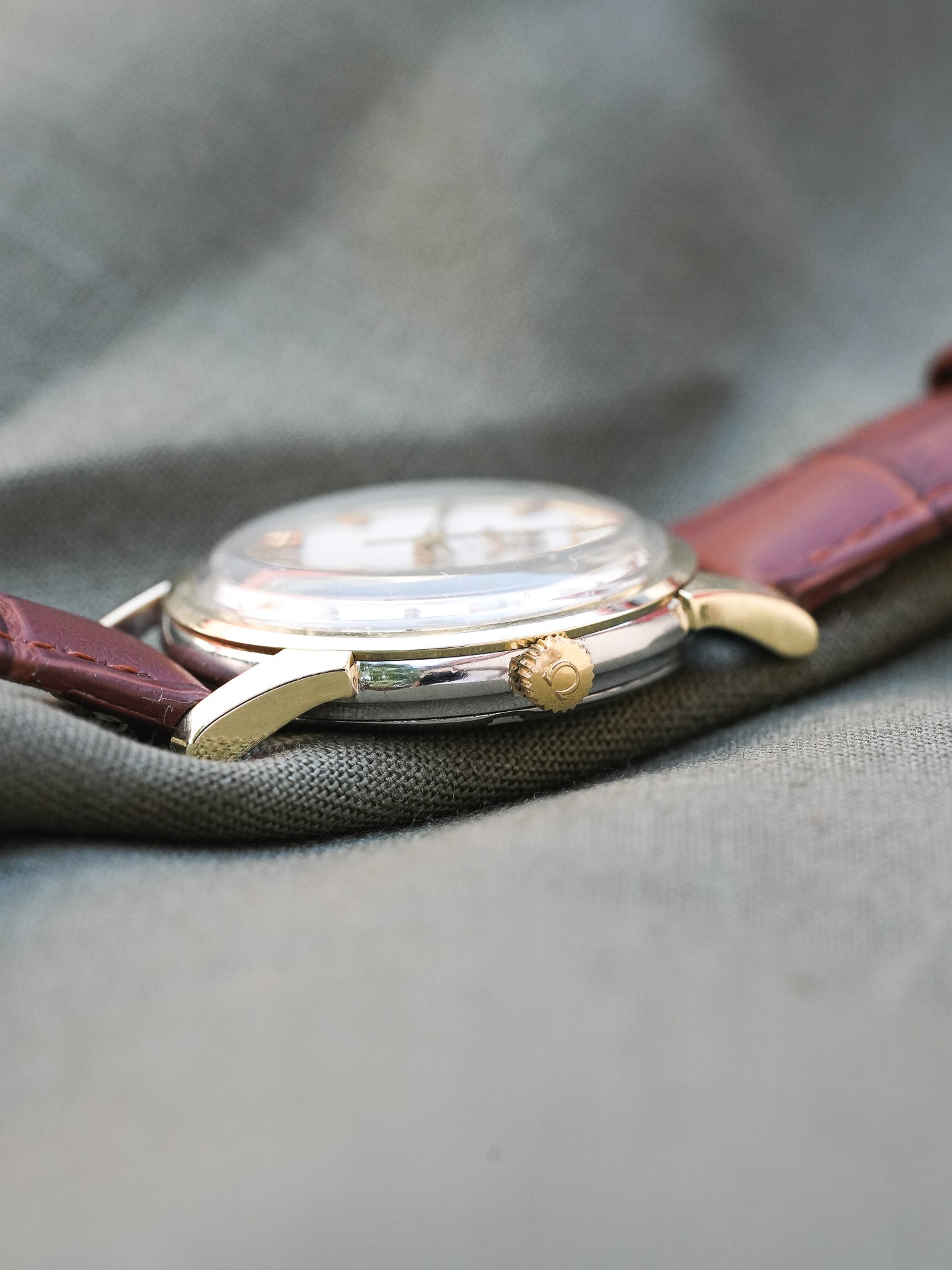 Omega - Constellation Chronometer Plaqué or Acier Blanc 14393-61-SC - 1961