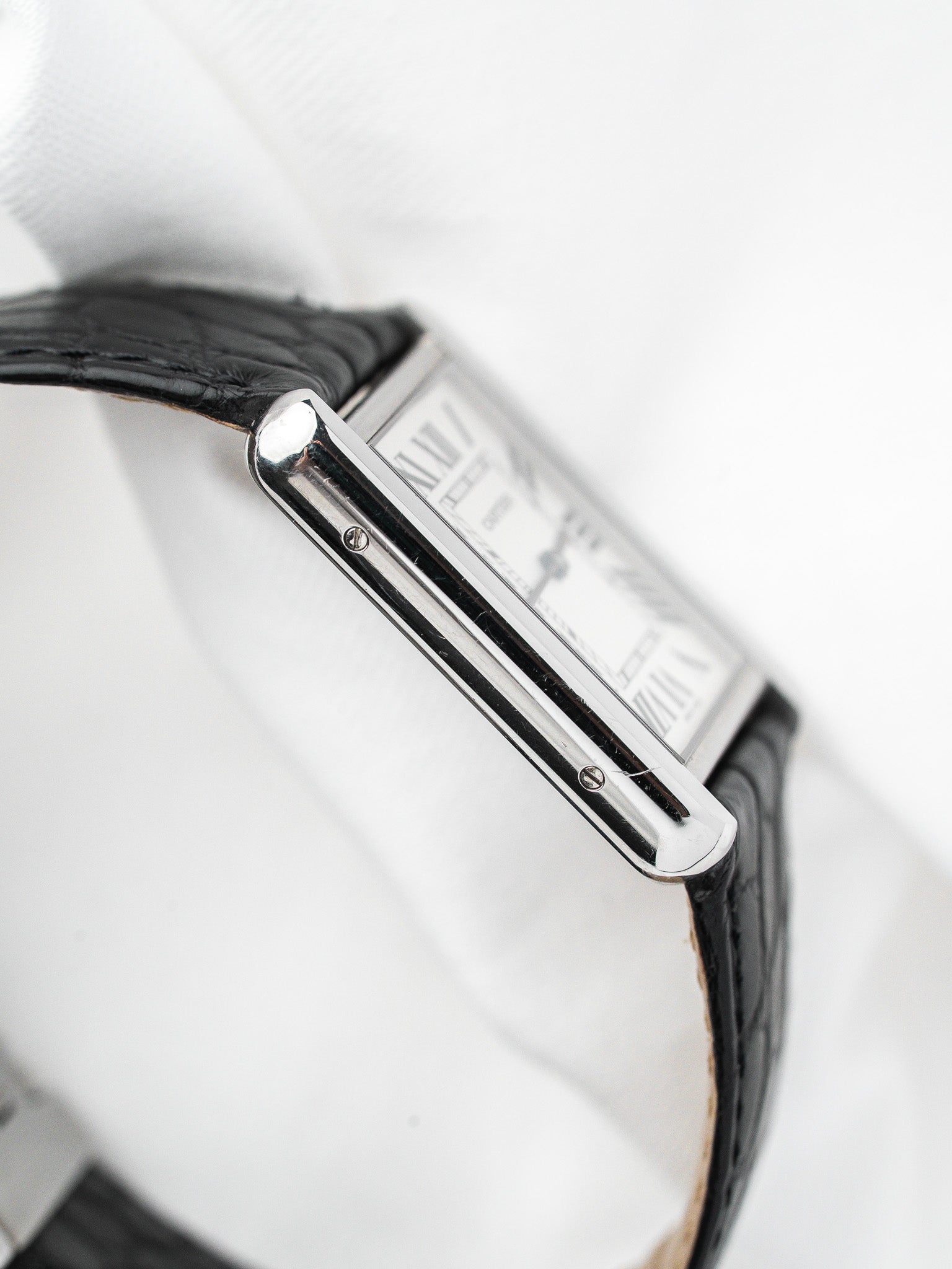 Montre Cartier Tank Solo 2715 Acier — Grand Modèle (2010s)